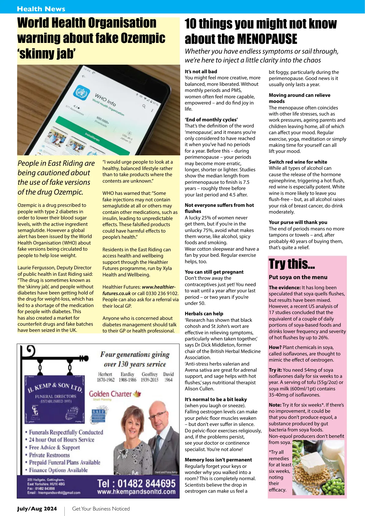 East Riding Magazine — July/August 2024 — Page 4 of 36