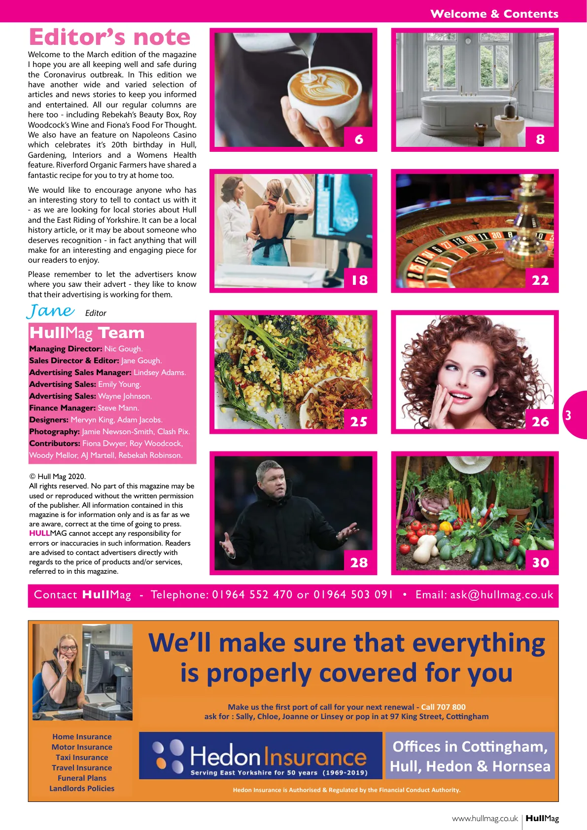 East Riding Magazine — June 2020 (Issue 66) — Page 3 of 36
