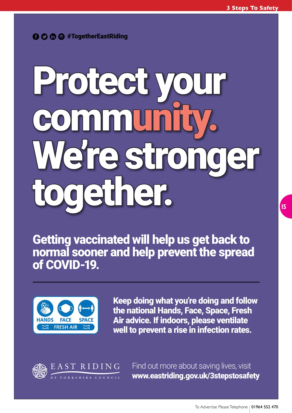 East Riding Magazine — June 2021 — Page 15 of 44