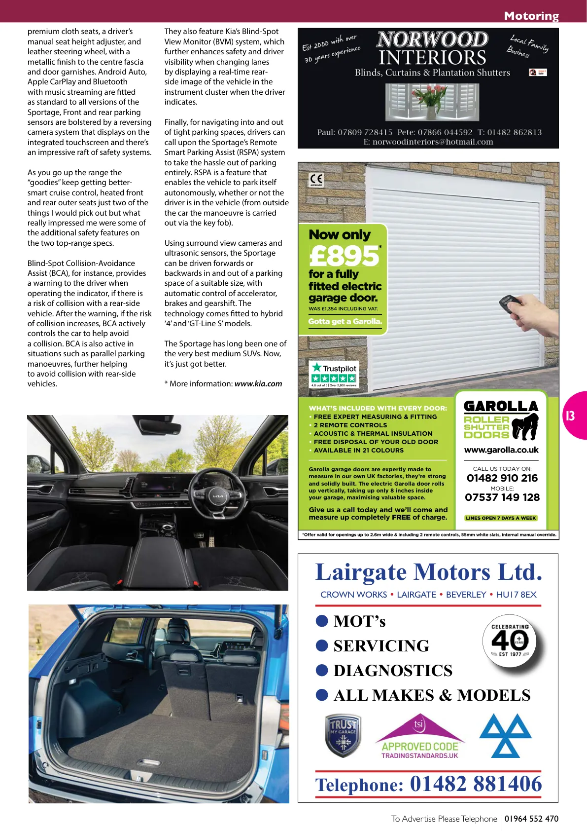 East Riding Magazine — June 2022 — Page 13 of 36