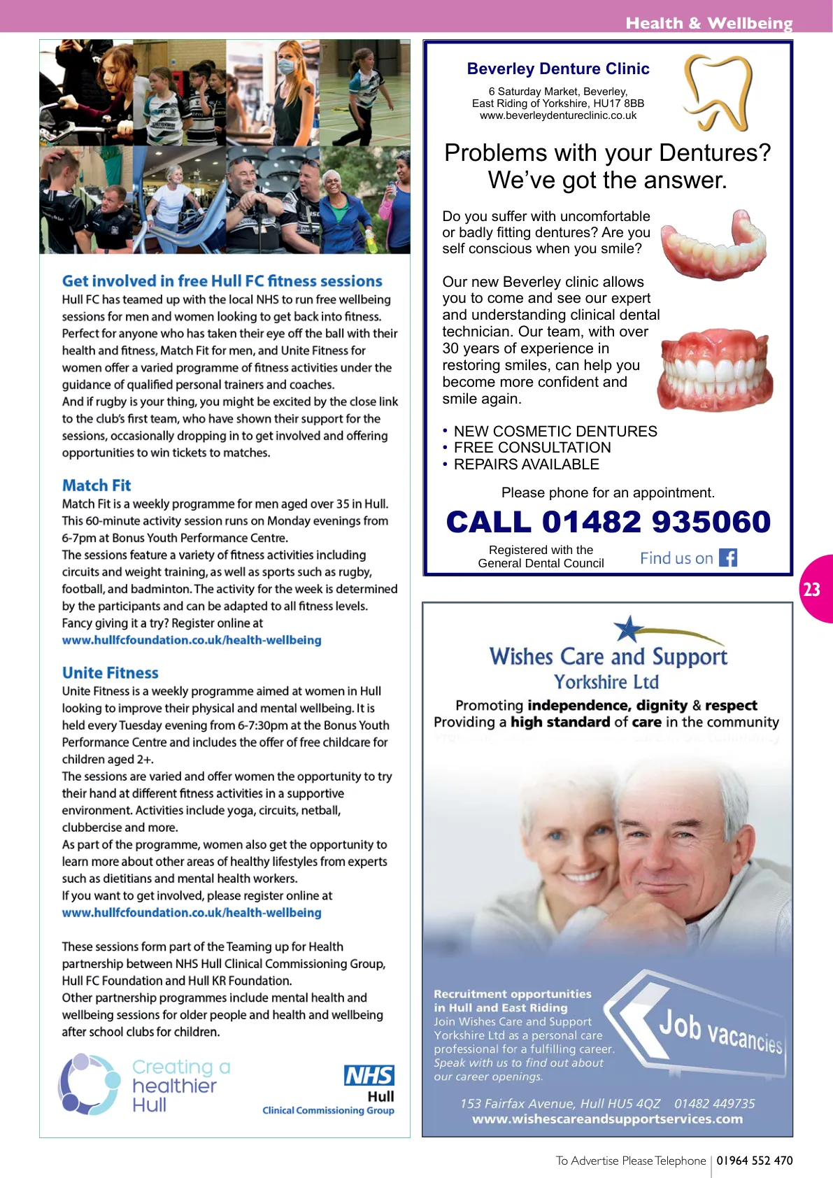 East Riding Magazine — June 2022 — Page 23 of 36