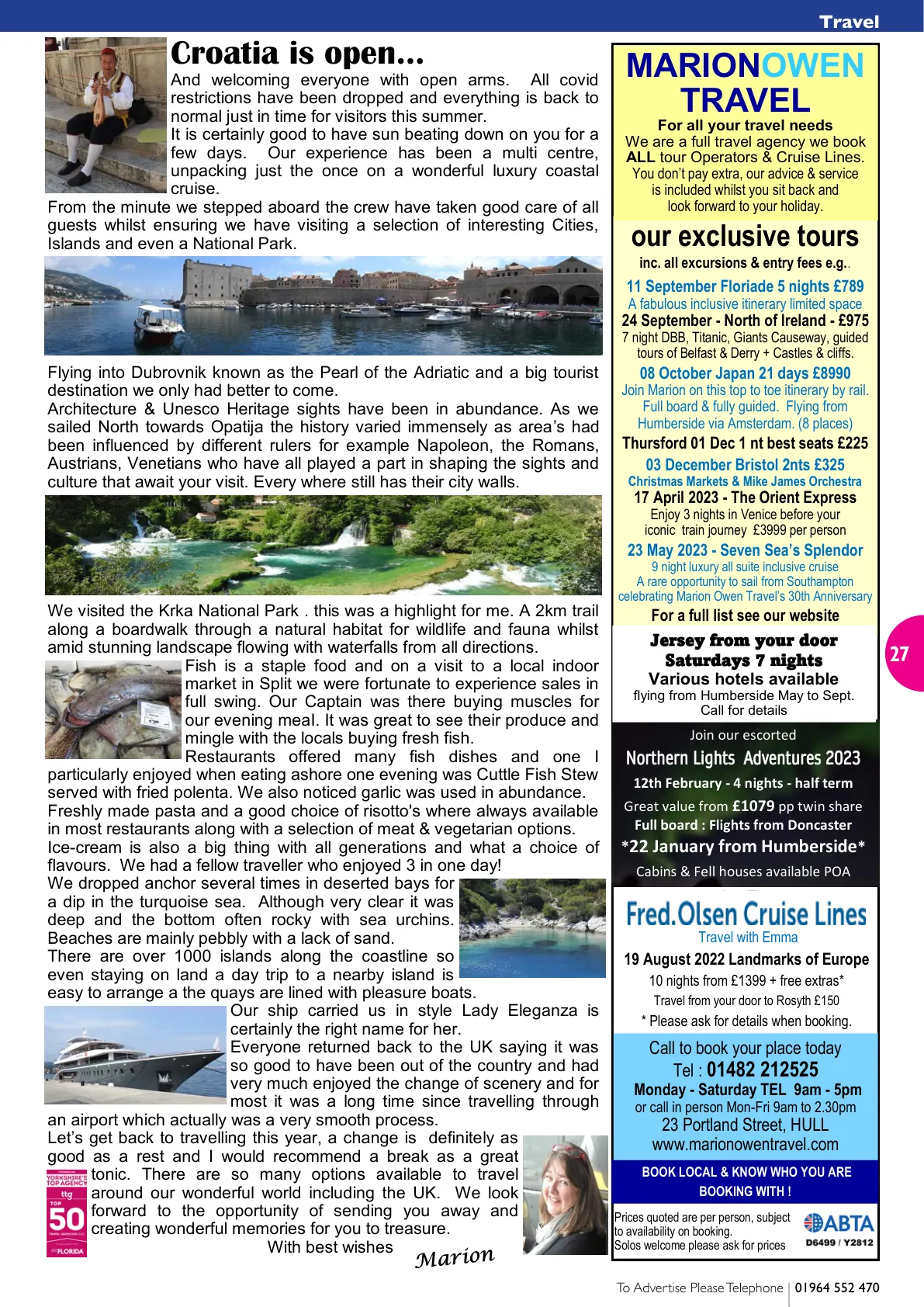East Riding Magazine — June 2022 — Page 27 of 36