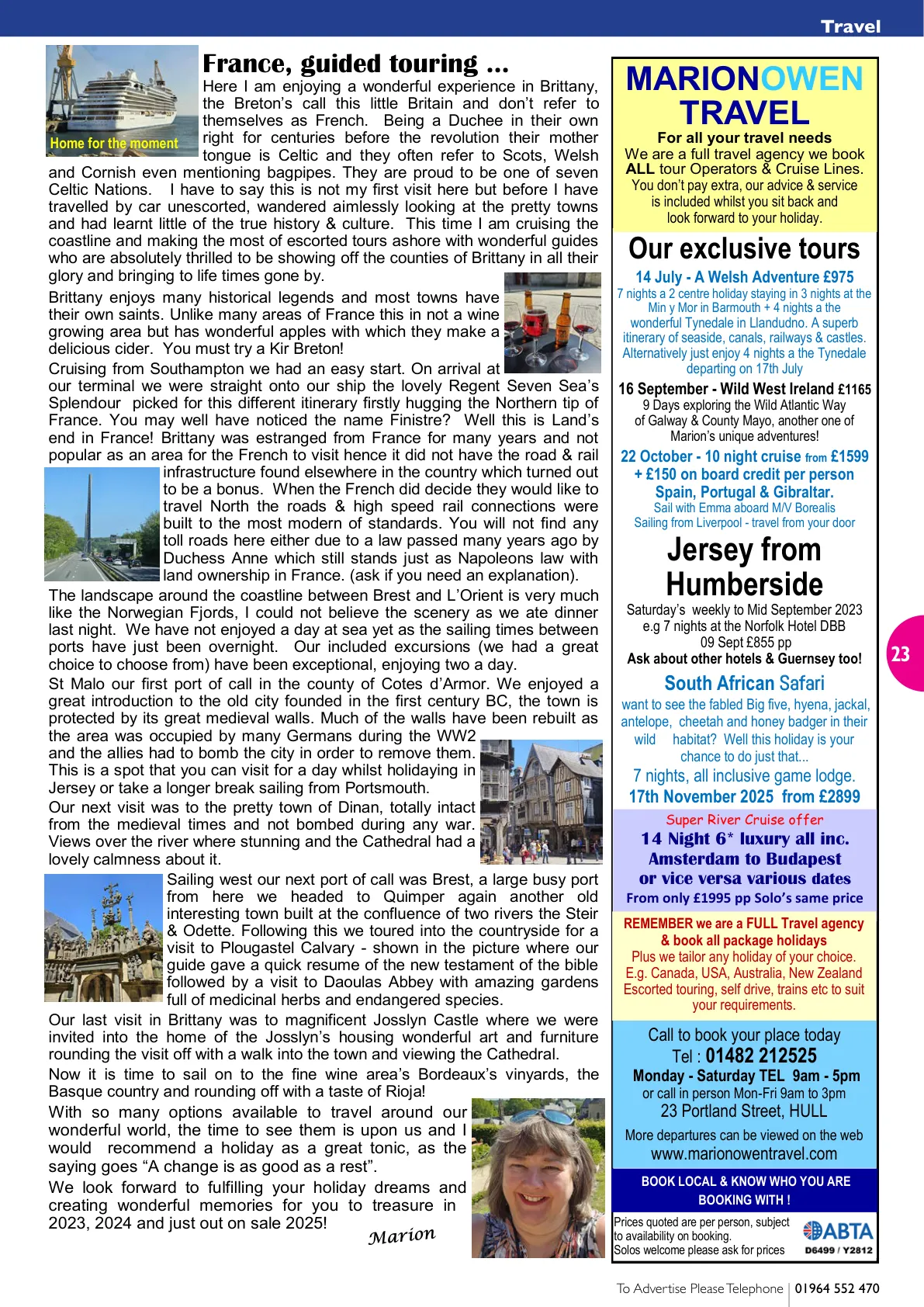 East Riding Magazine — June 2023 — Page 23 of 36