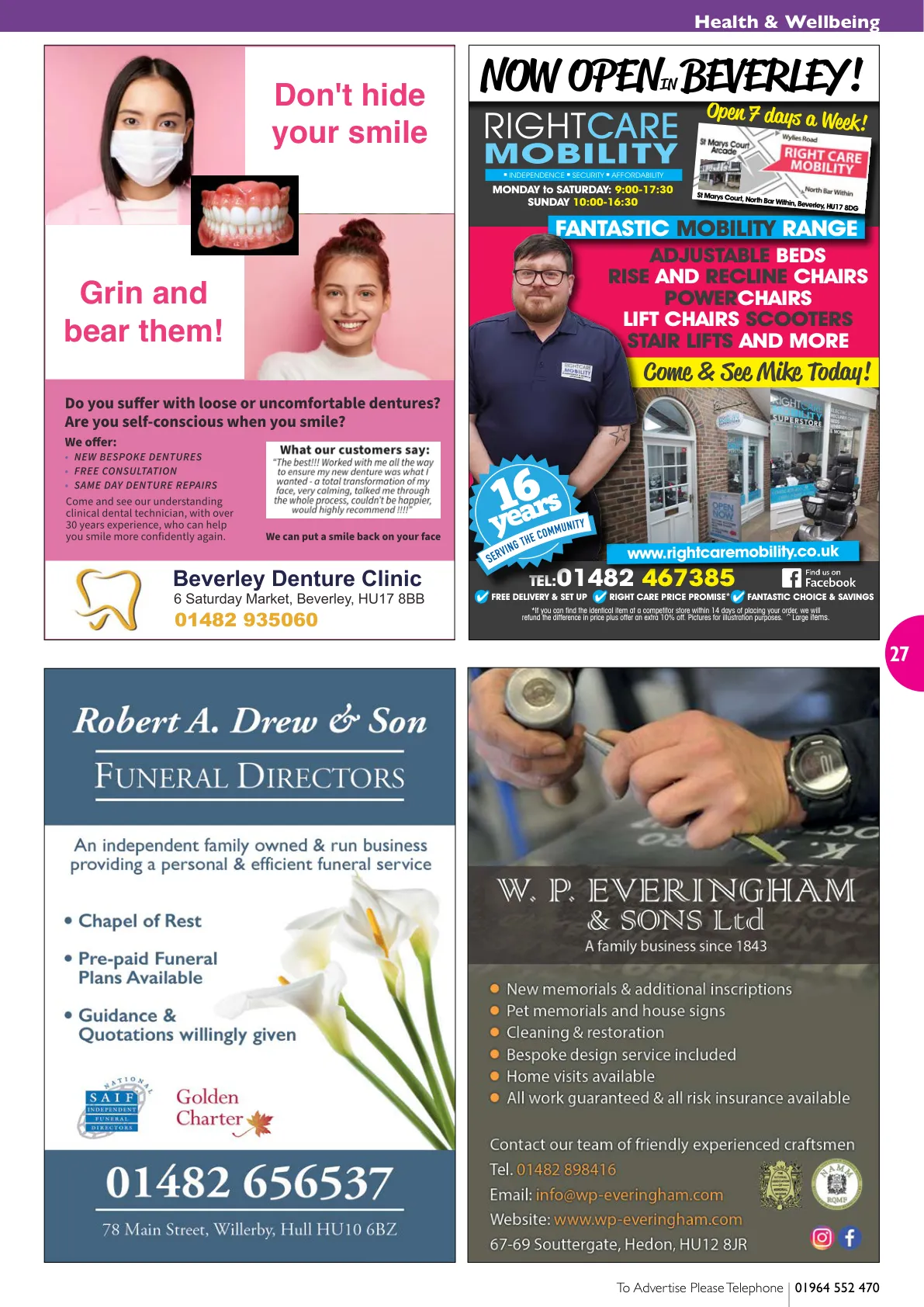 East Riding Magazine — June 2023 — Page 27 of 36
