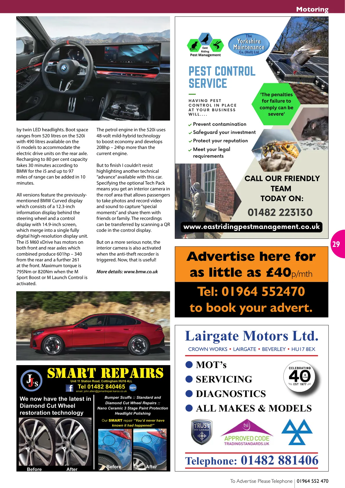 East Riding Magazine — June 2023 — Page 29 of 36