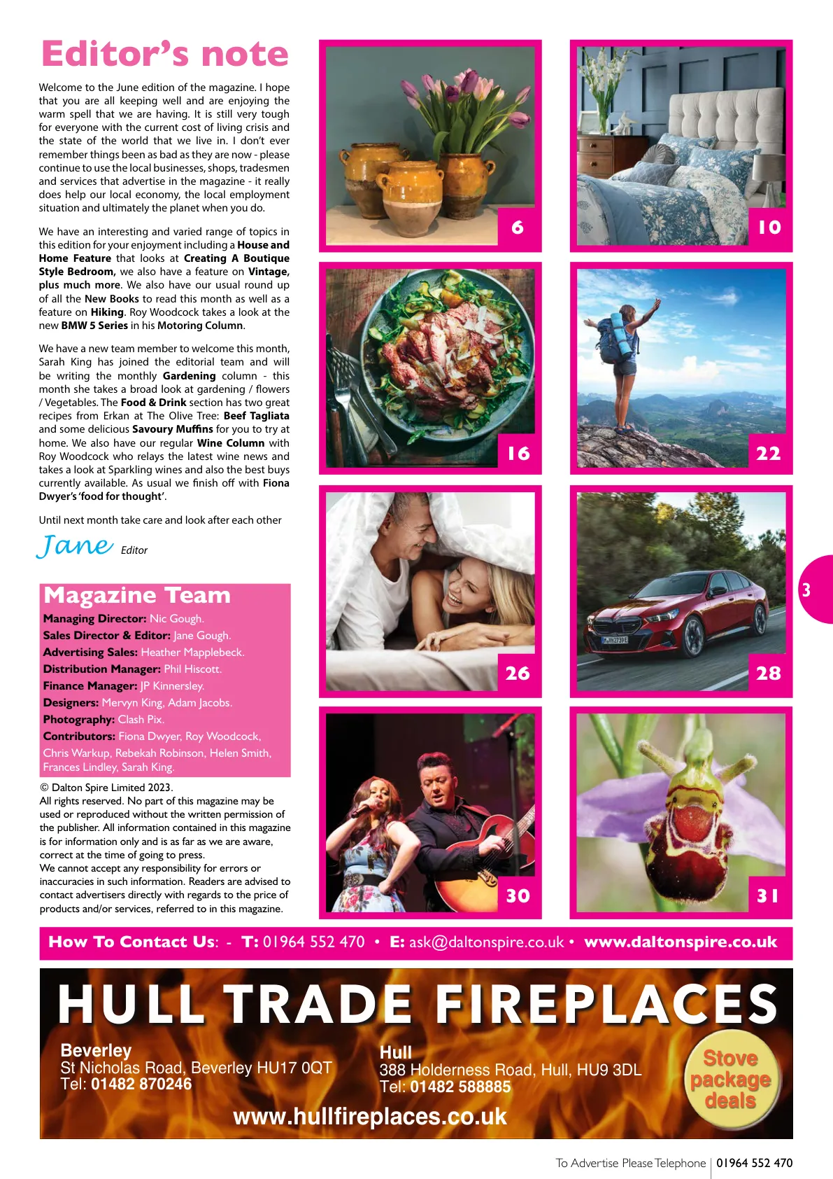 East Riding Magazine — June 2023 — Page 3 of 36