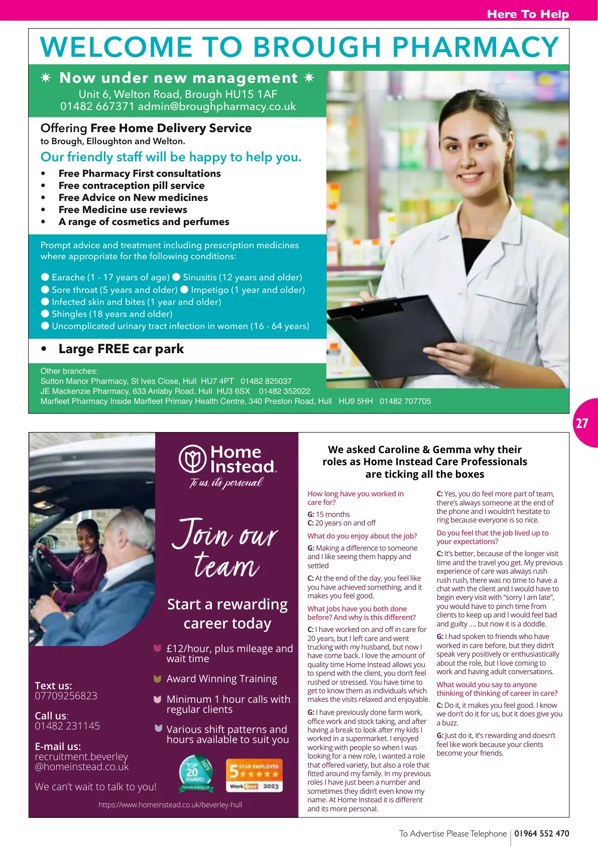 East Riding Magazine — June 2024 — Page 27 of 36