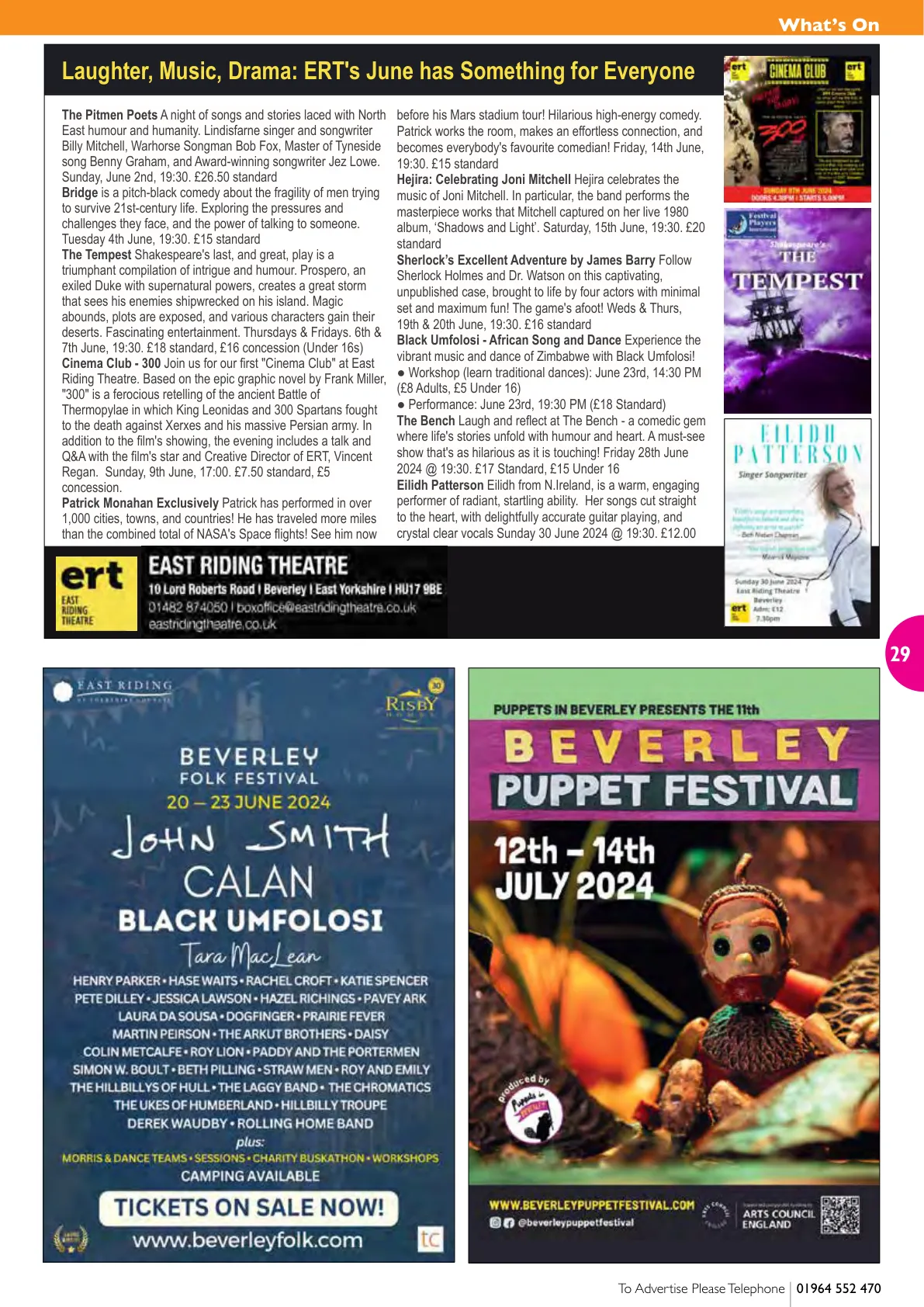 East Riding Magazine — June 2024 — Page 29 of 36