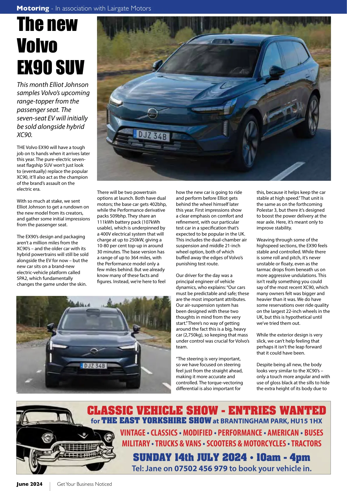 East Riding Magazine — June 2024 — Page 30 of 36