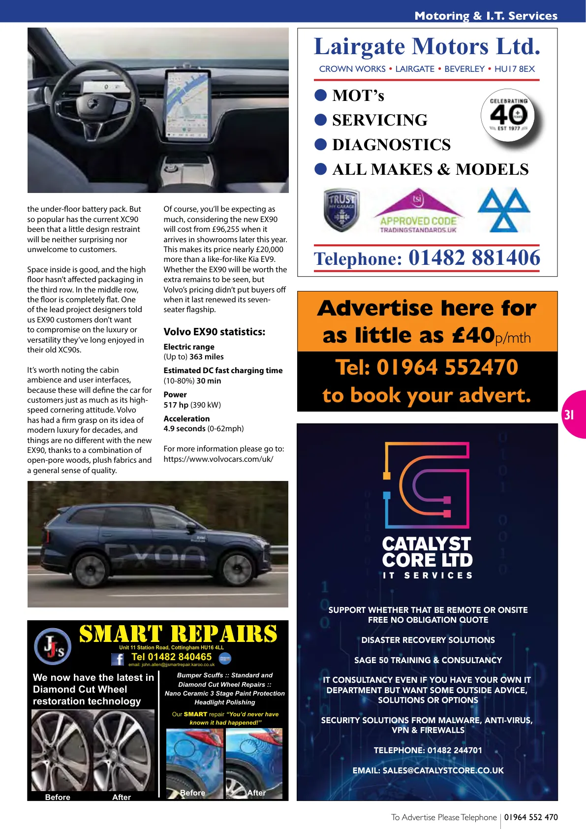 East Riding Magazine — June 2024 — Page 31 of 36