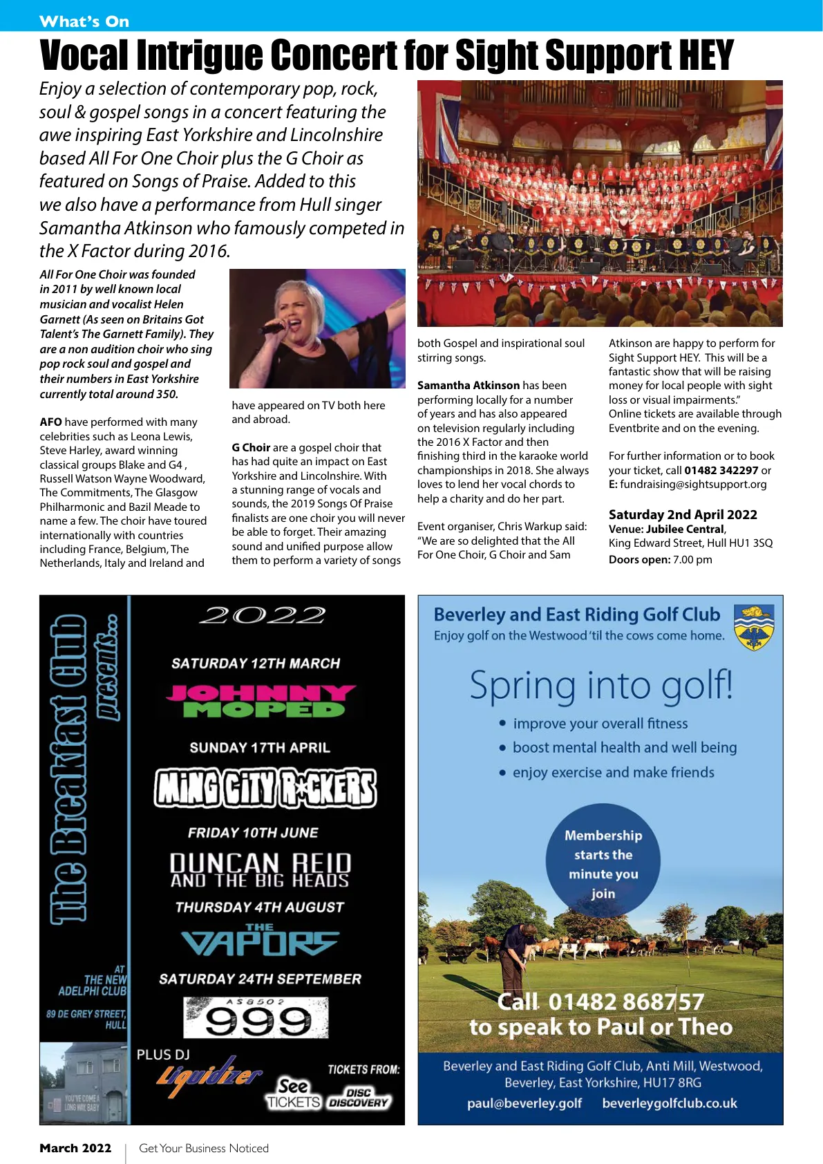 East Riding Magazine — March 2022 — Page 18 of 52