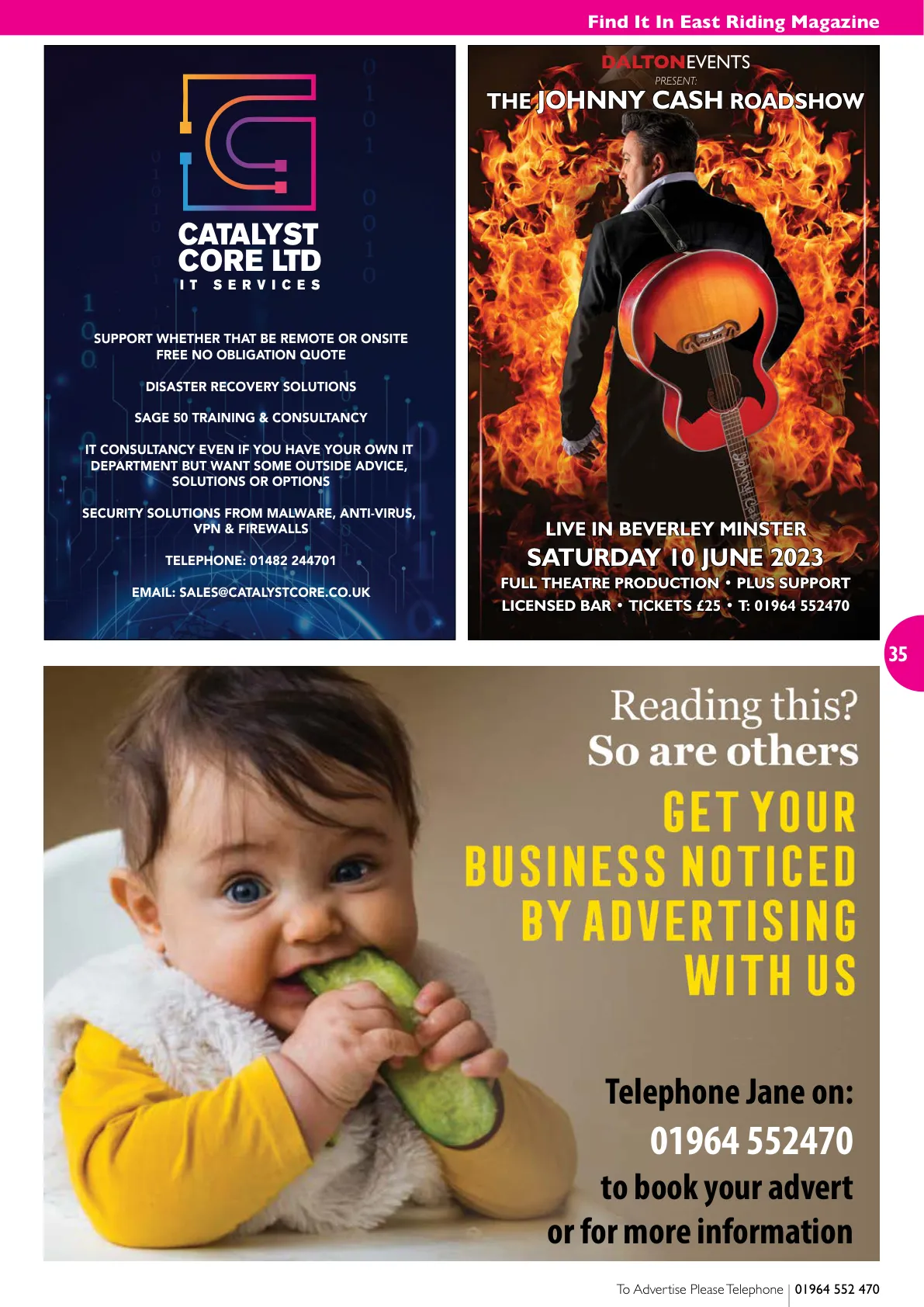 East Riding Magazine — March 2023 — Page 35 of 36