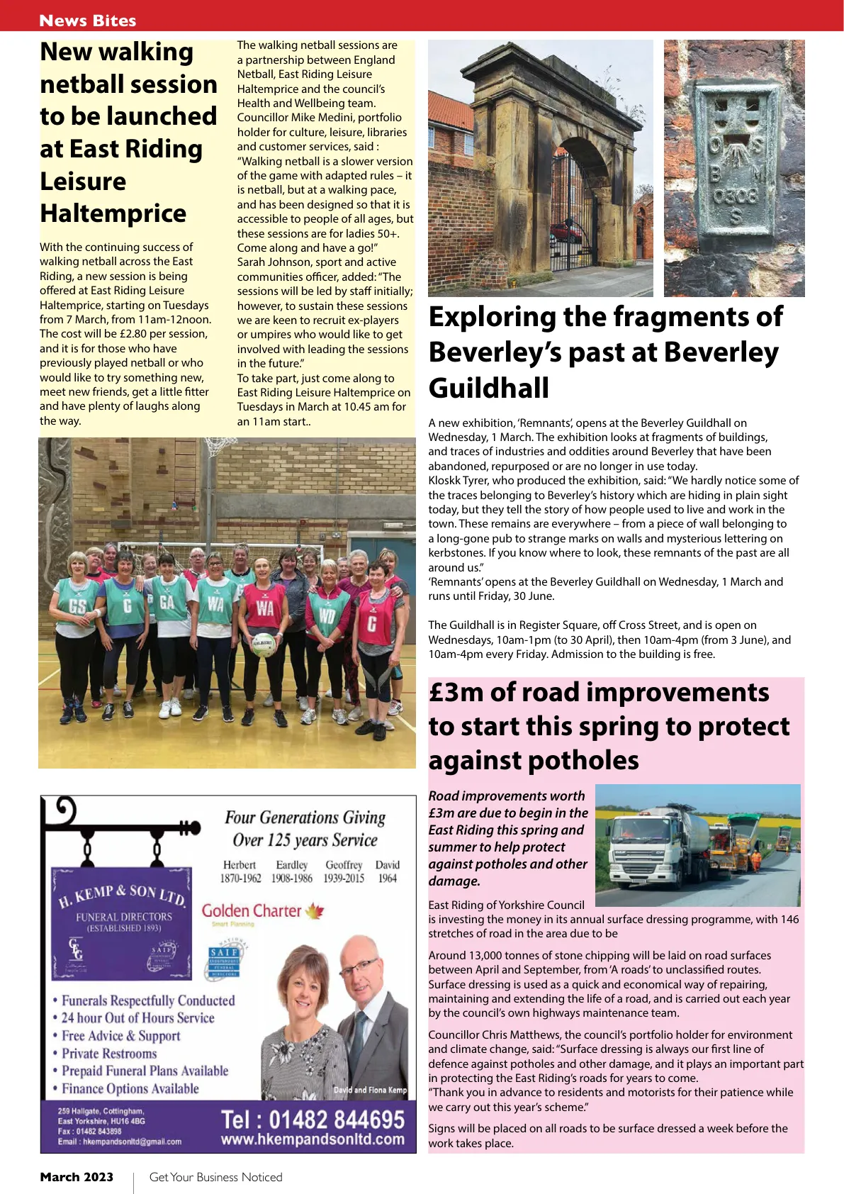 East Riding Magazine — March 2023 — Page 4 of 36