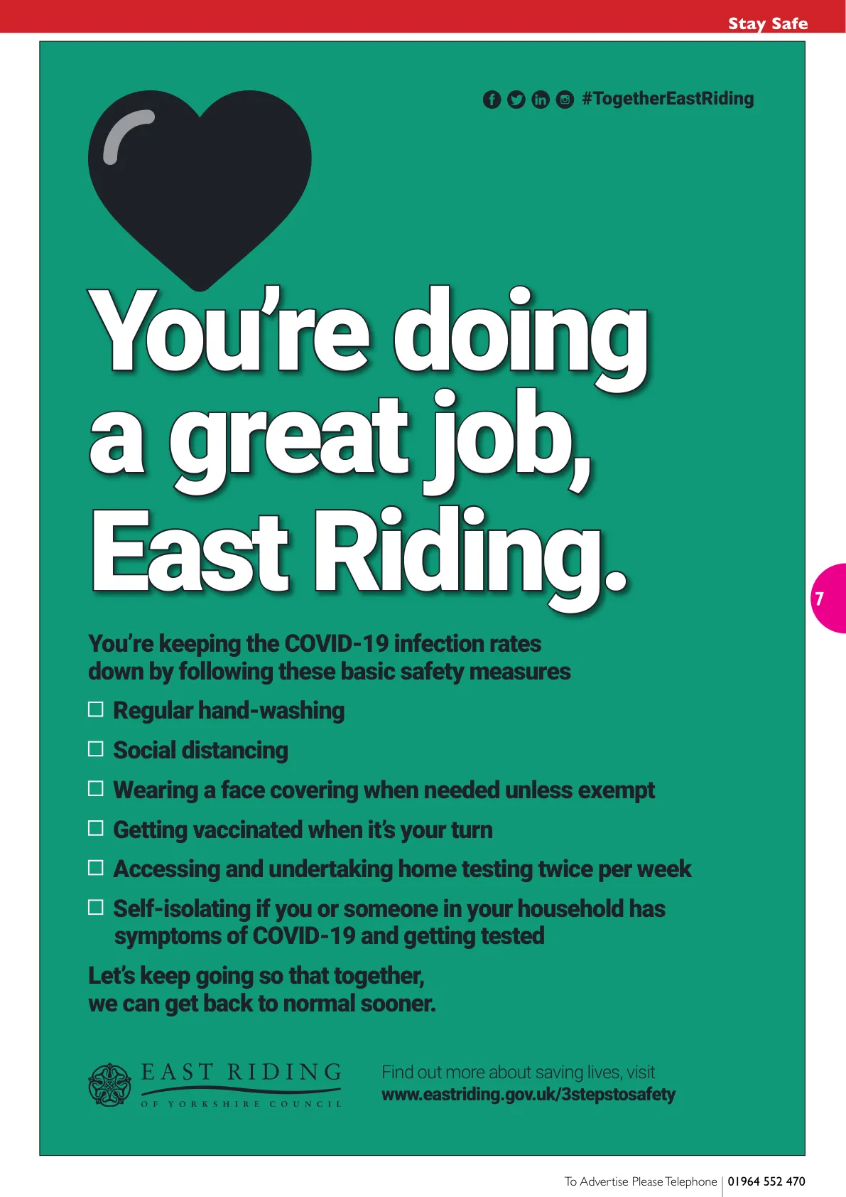 East Riding Magazine — May 2021 — Page 7 of 36