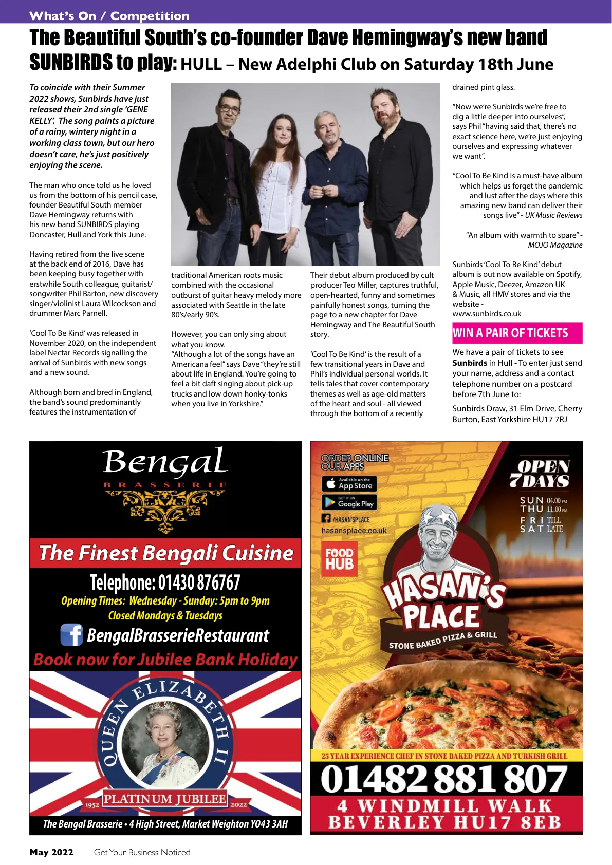 East Riding Magazine — May 2022 — Page 16 of 36