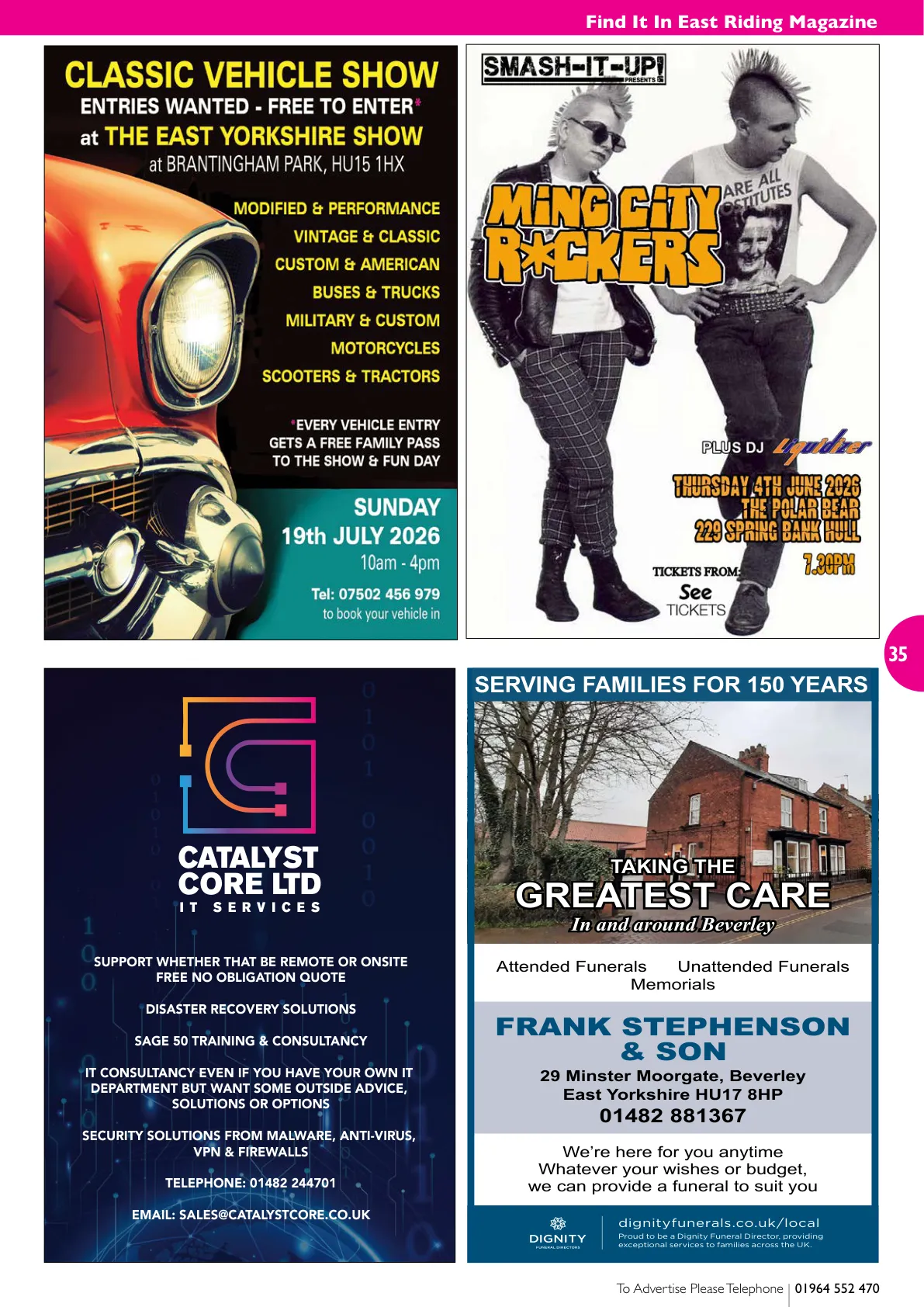 East Riding Magazine — May 2026 — Page 35 of 36