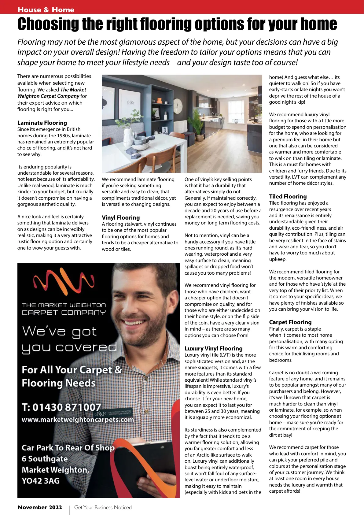 East Riding Magazine — November 2022 — Page 12 of 36
