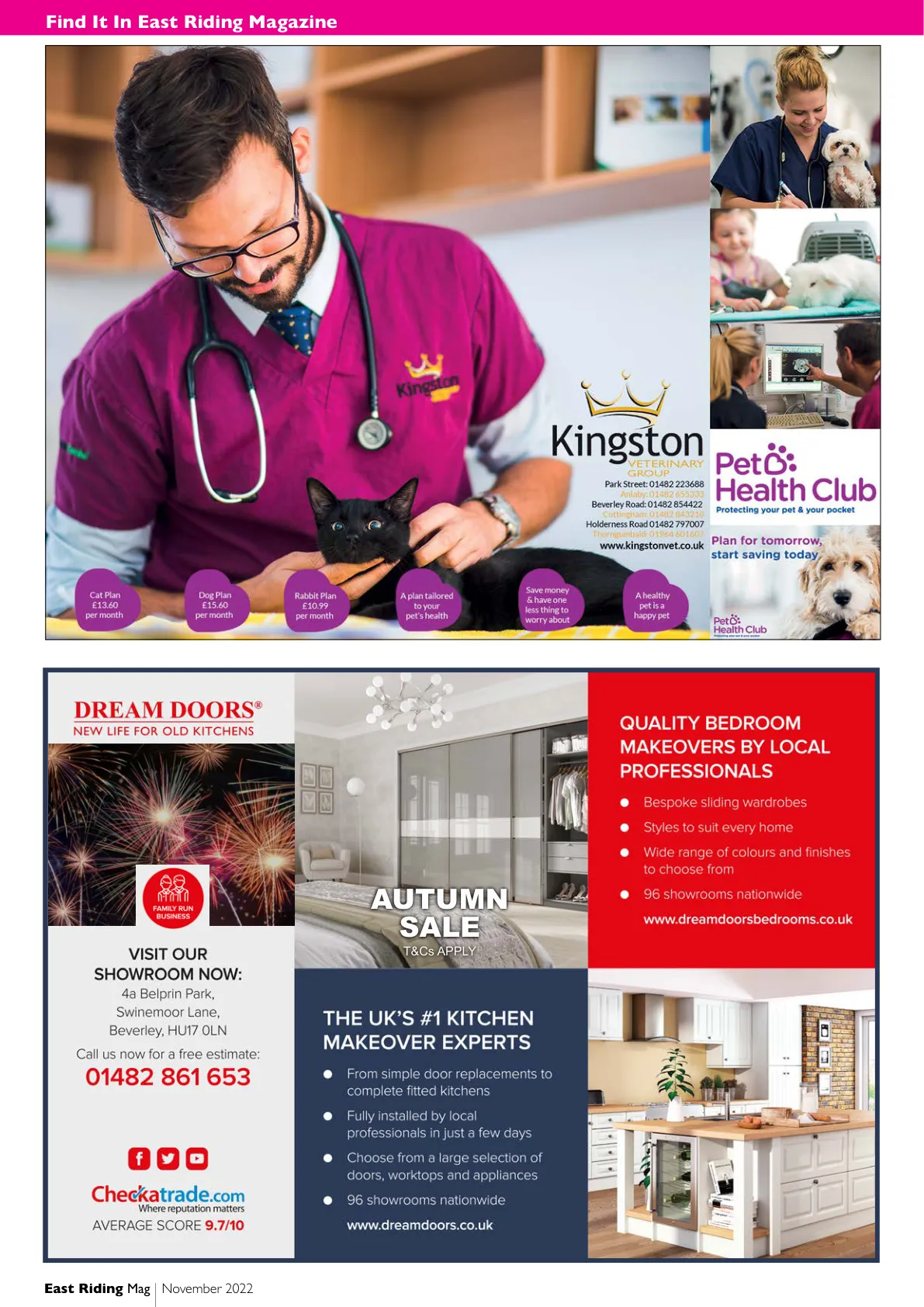 East Riding Magazine — November 2022 — Page 2 of 36