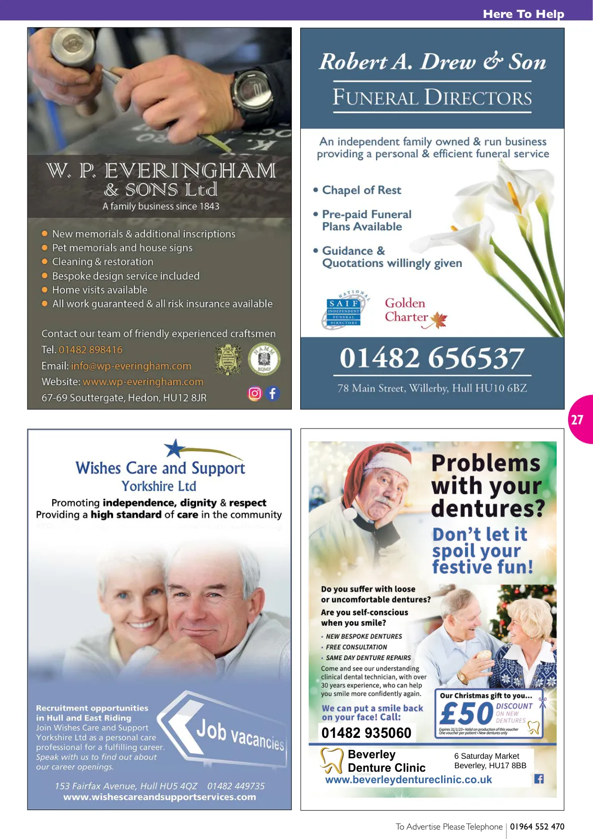 East Riding Magazine — November 2022 — Page 27 of 36