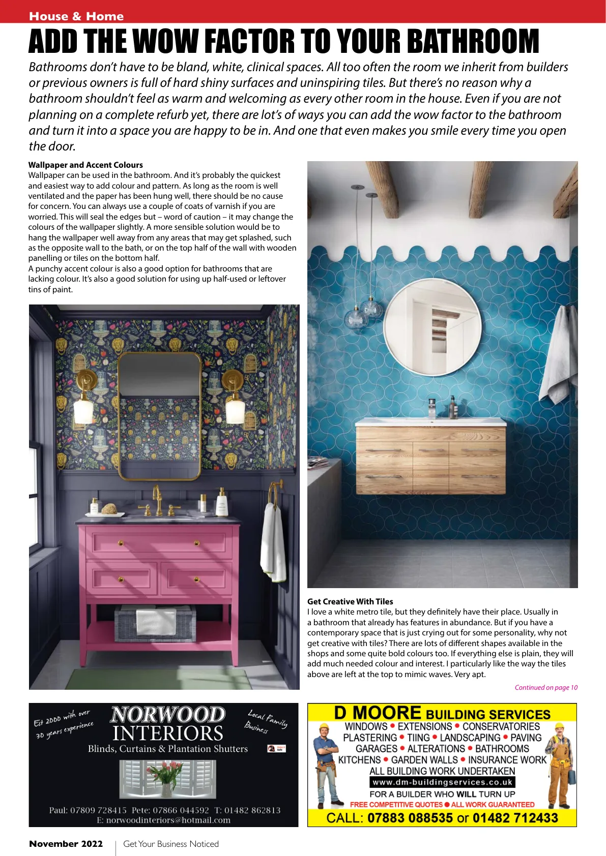 East Riding Magazine — November 2022 — Page 8 of 36