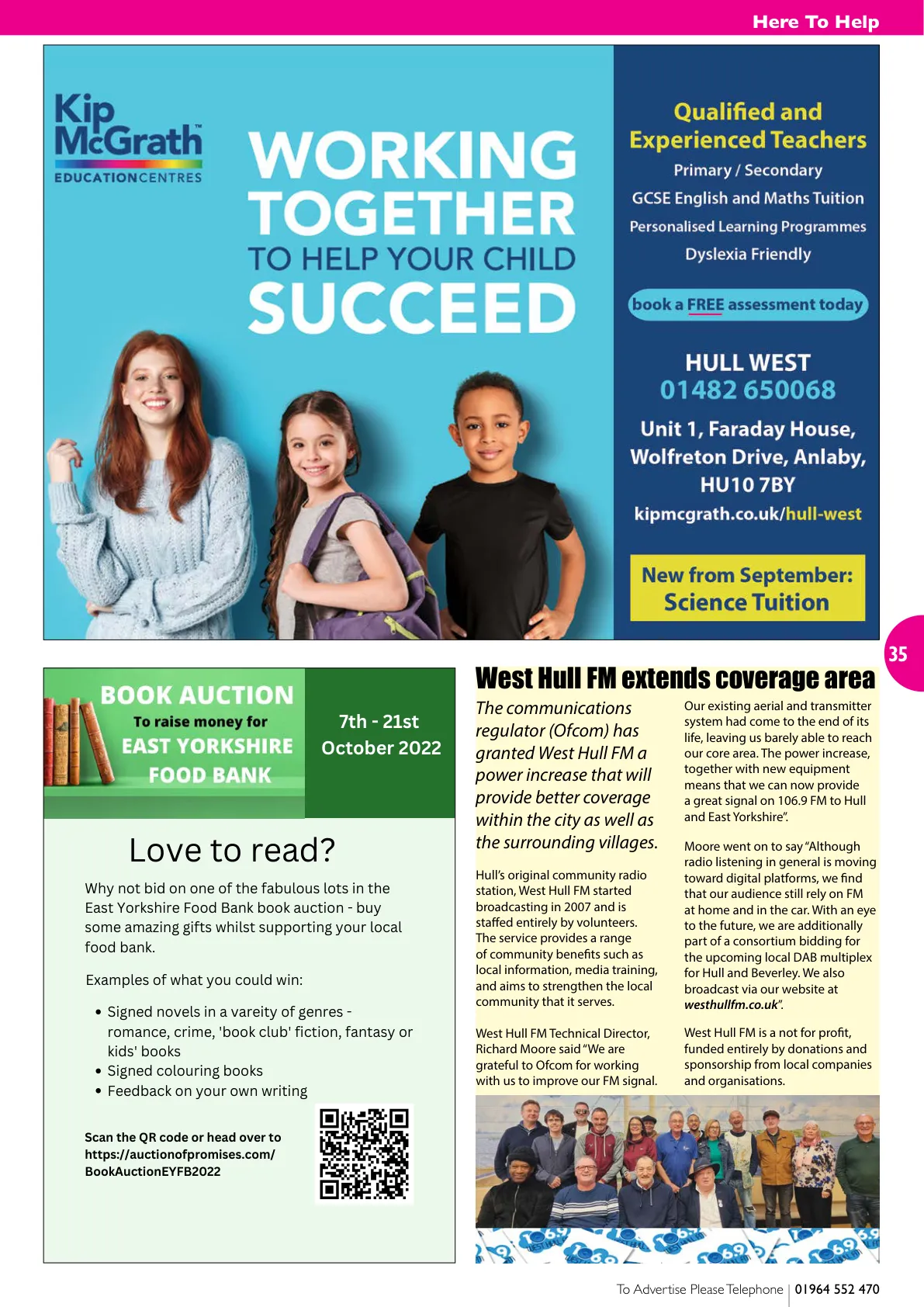 East Riding Magazine — October 2022 — Page 35 of 36