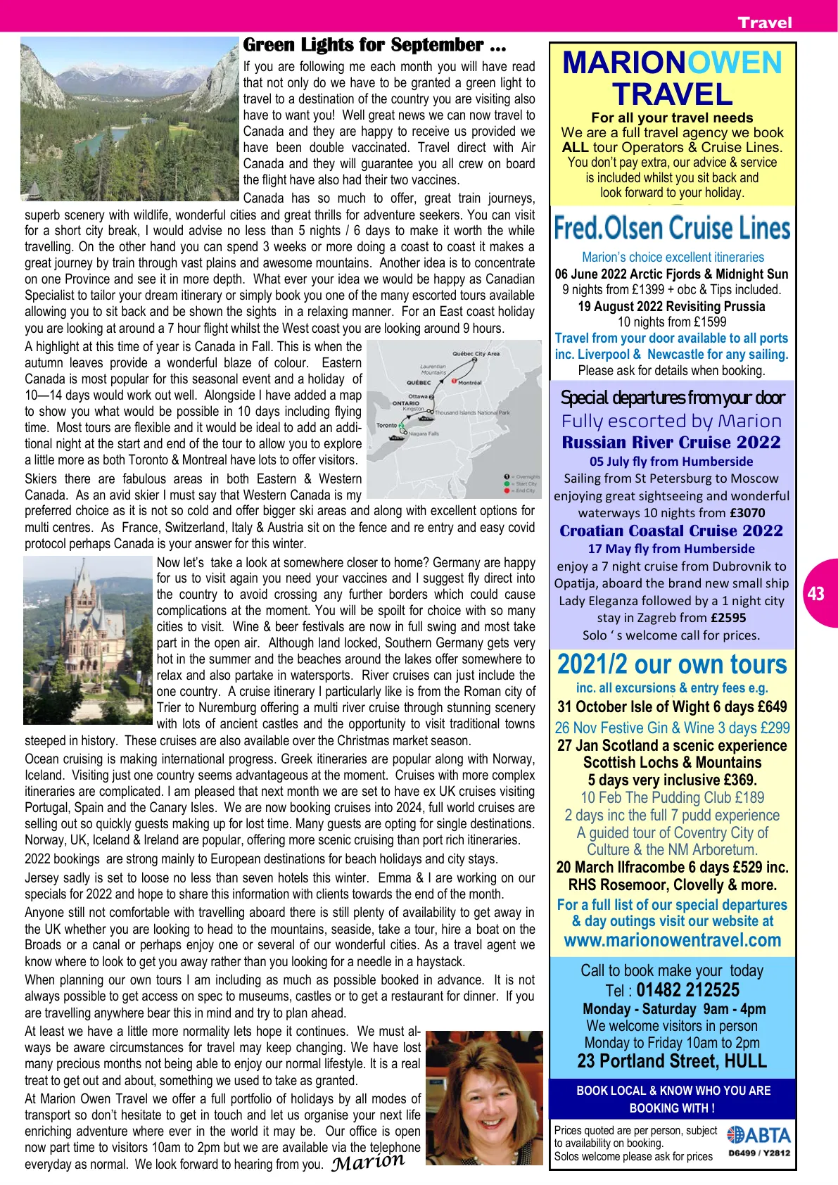 East Riding Magazine — September 2021 — Page 43 of 44