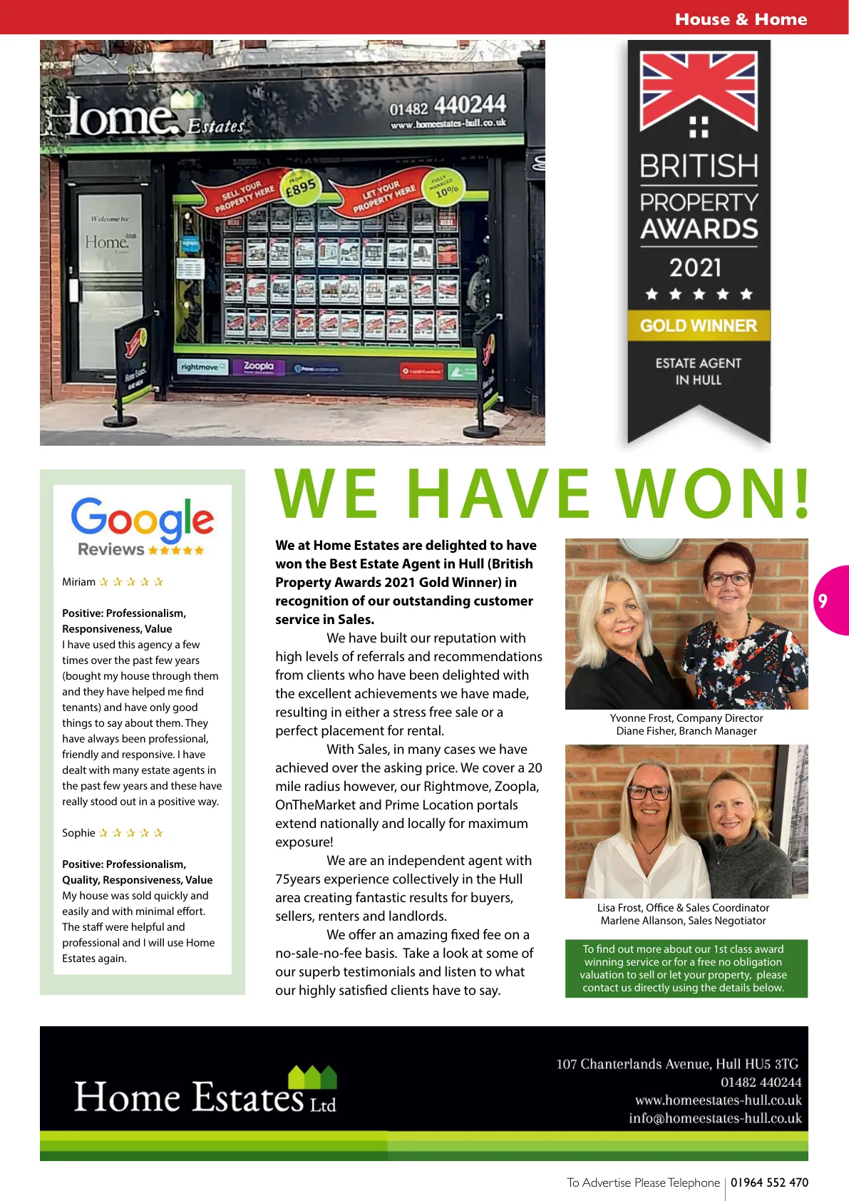 East Riding Magazine — September 2021 — Page 9 of 44