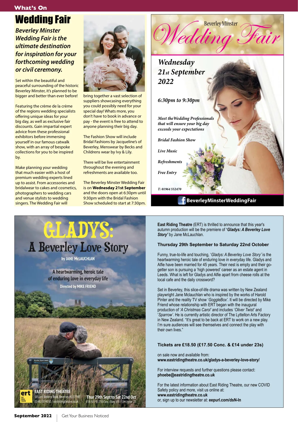 East Riding Magazine — September 2022 — Page 14 of 36