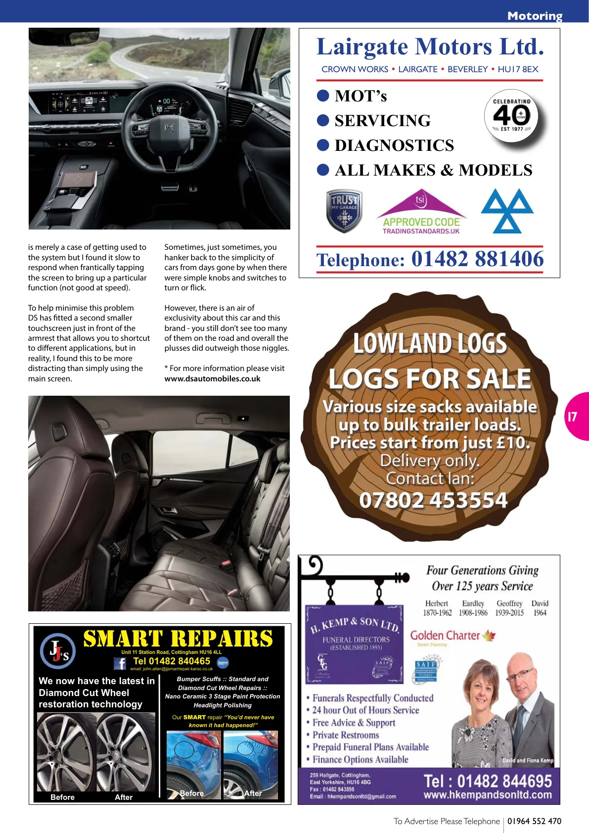 East Riding Magazine — September 2022 — Page 17 of 36