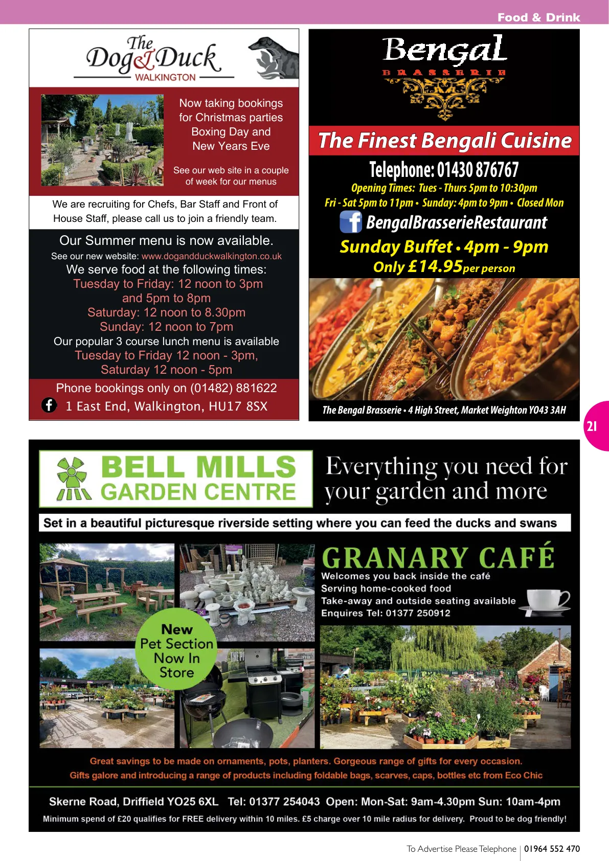 East Riding Magazine — September 2022 — Page 21 of 36