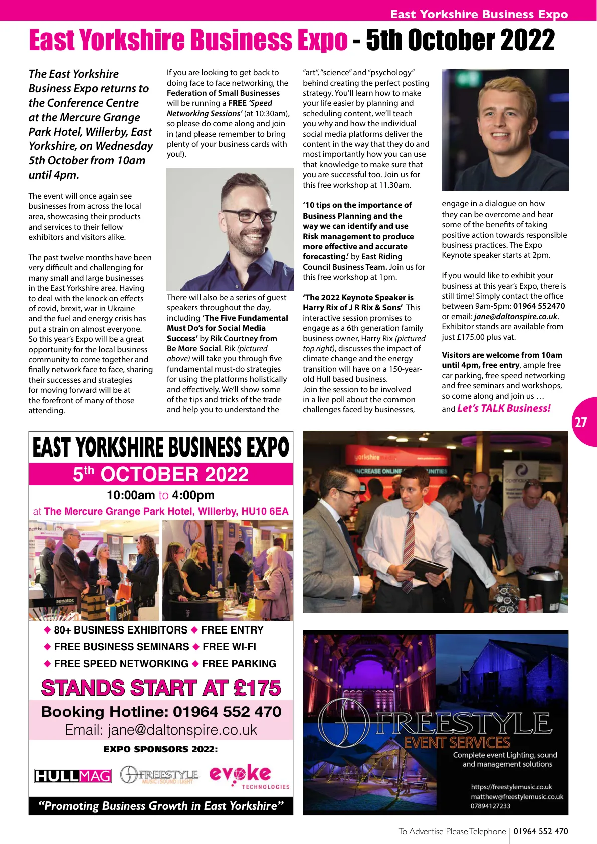 East Riding Magazine — September 2022 — Page 27 of 36