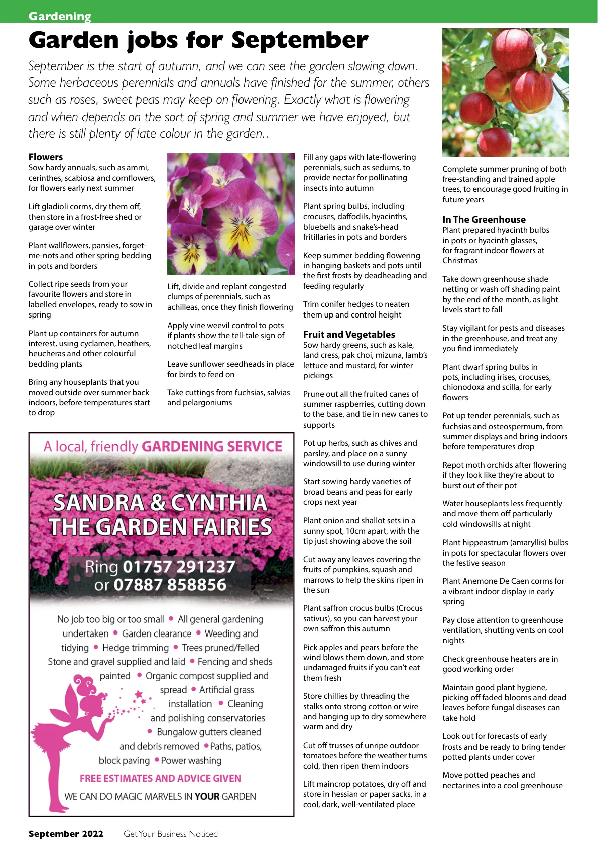 East Riding Magazine — September 2022 — Page 32 of 36