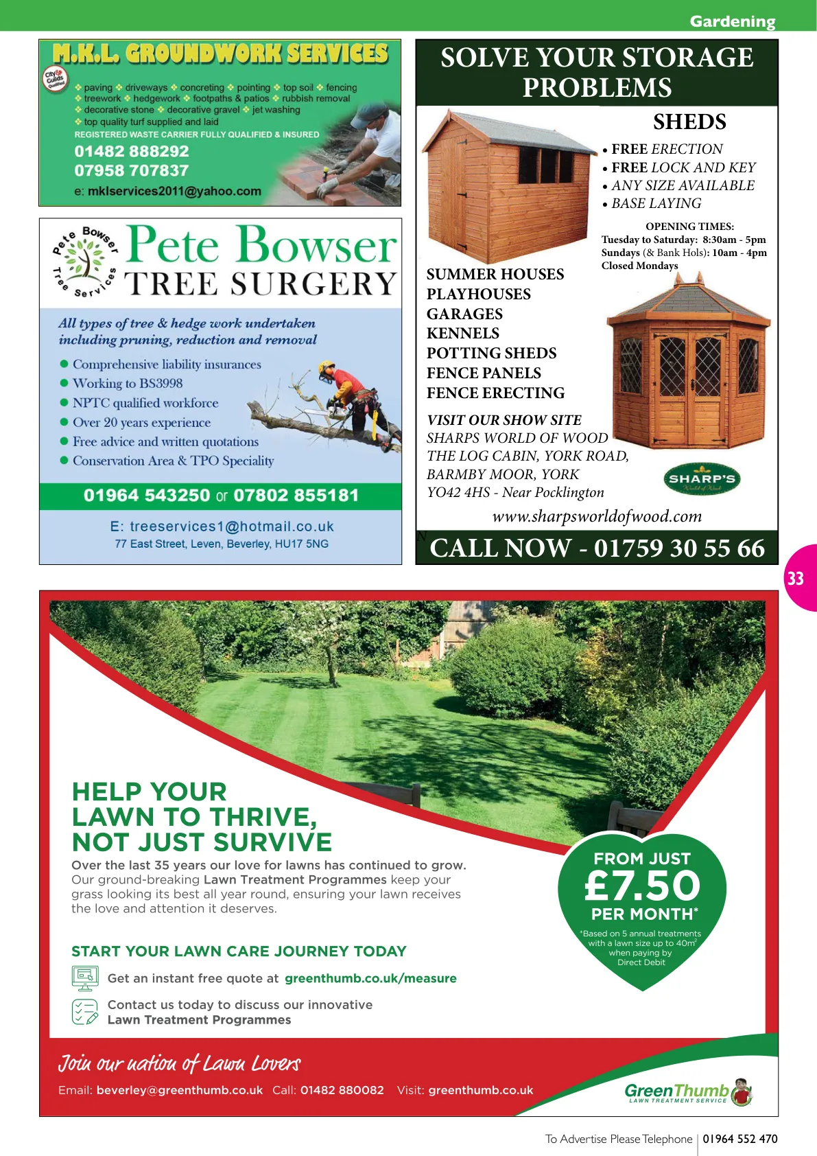 East Riding Magazine — September 2022 — Page 33 of 36