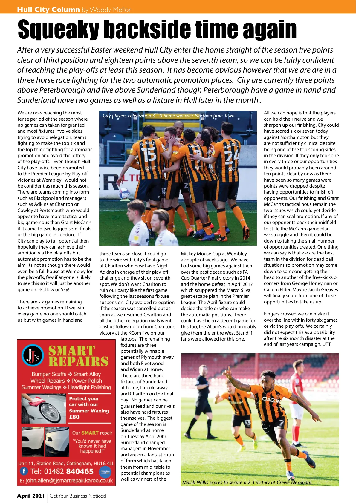 Hull Magazine — April 2021 — Page 28 of 36