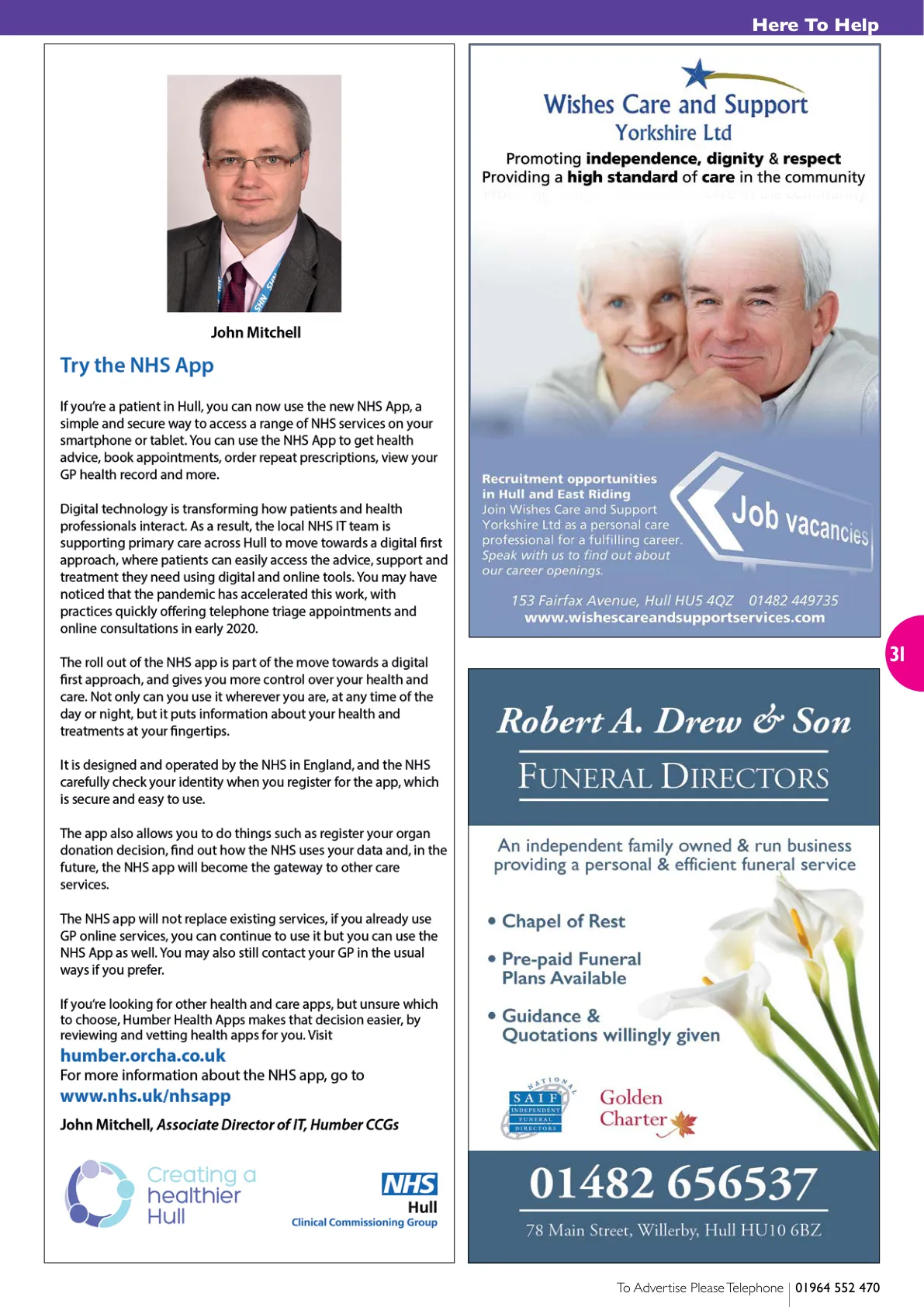 Hull Magazine — April 2021 — Page 31 of 36