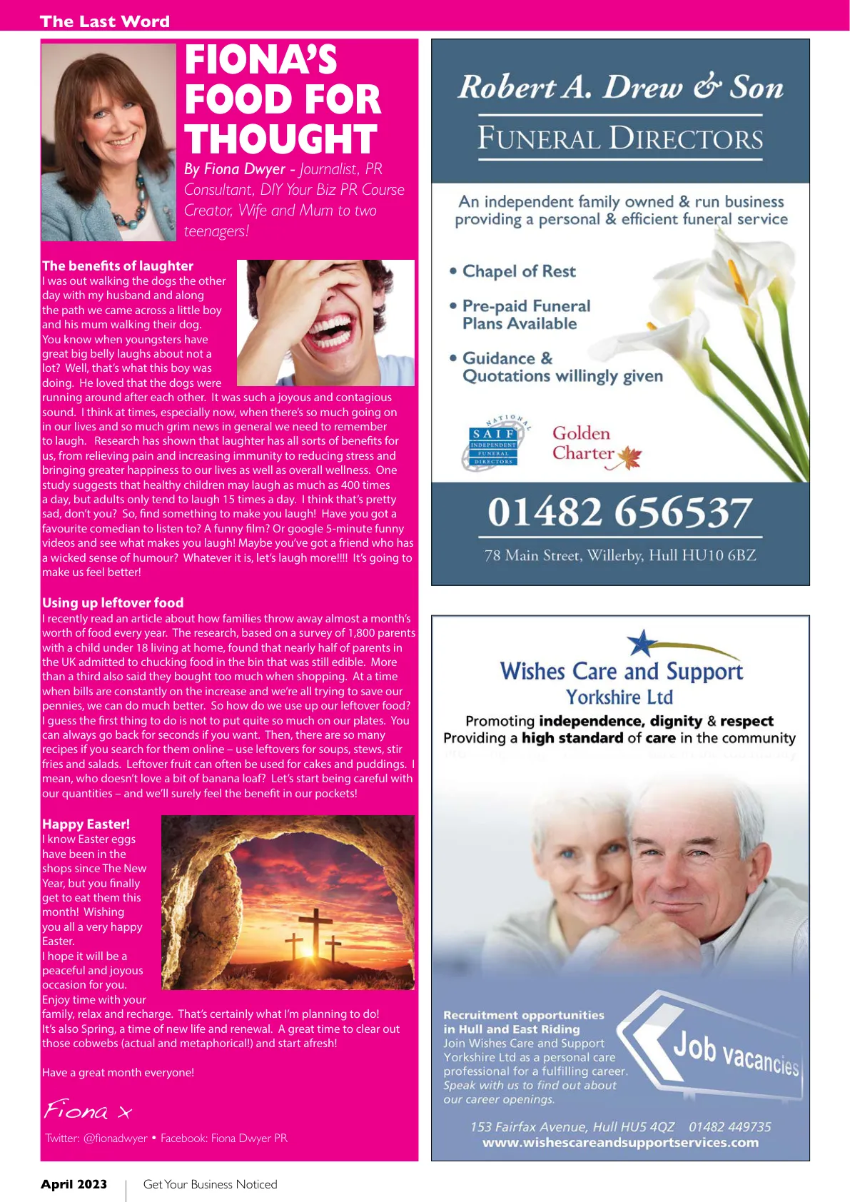 Hull Magazine — April 2023 — Page 34 of 36