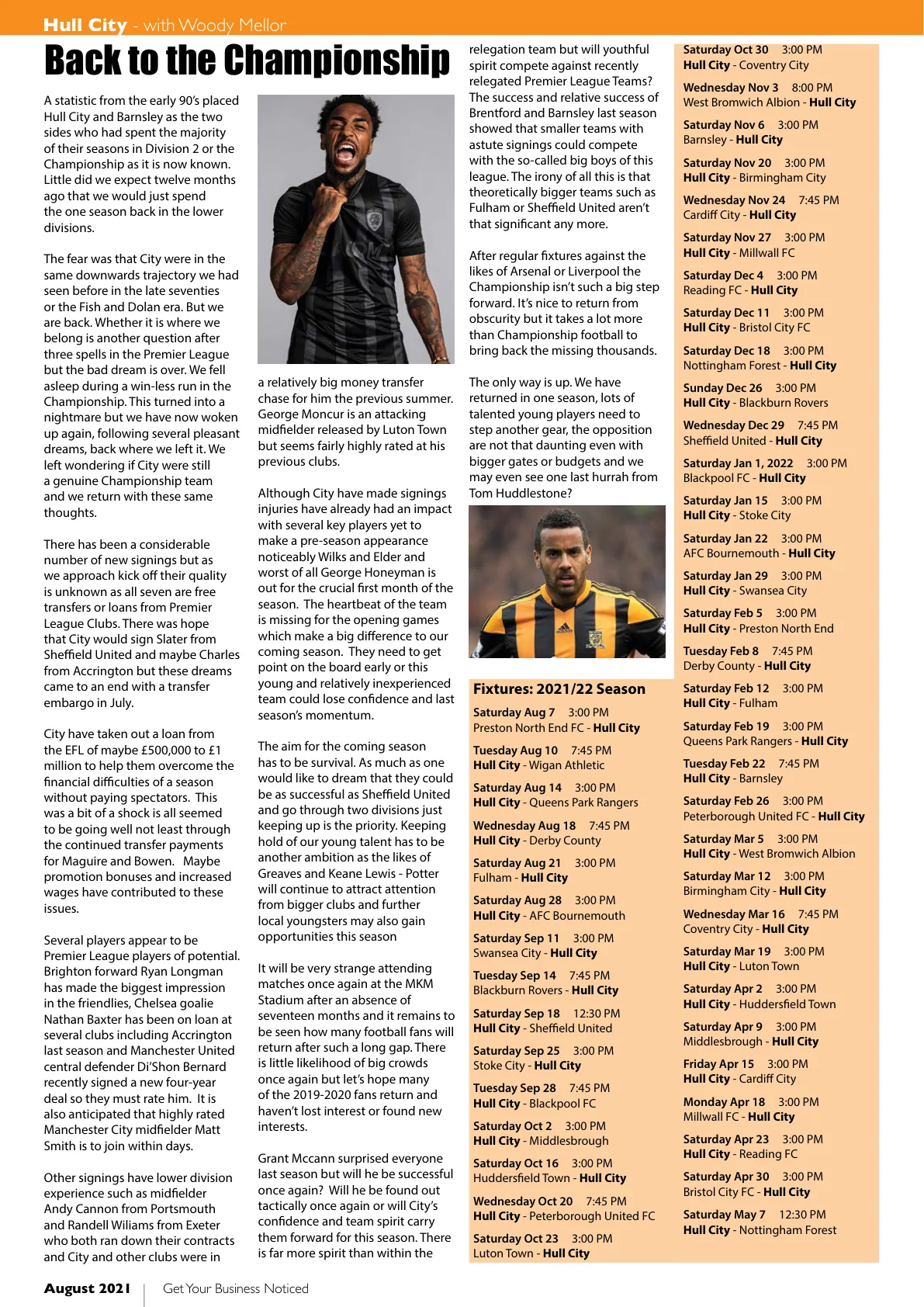 Hull Magazine — August 2021 — Page 34 of 44