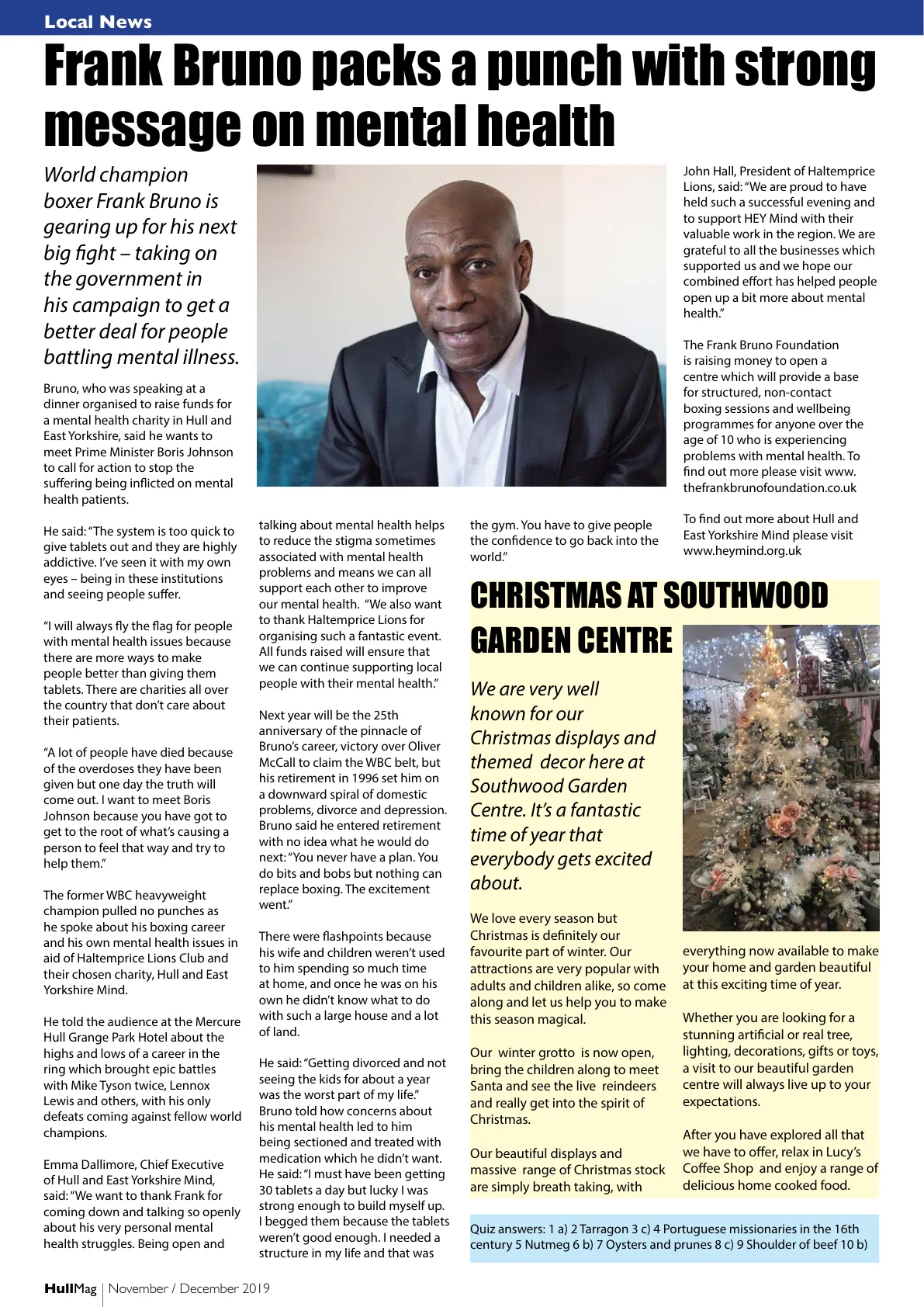 Hull Magazine — December 2019 — Page 12 of 36