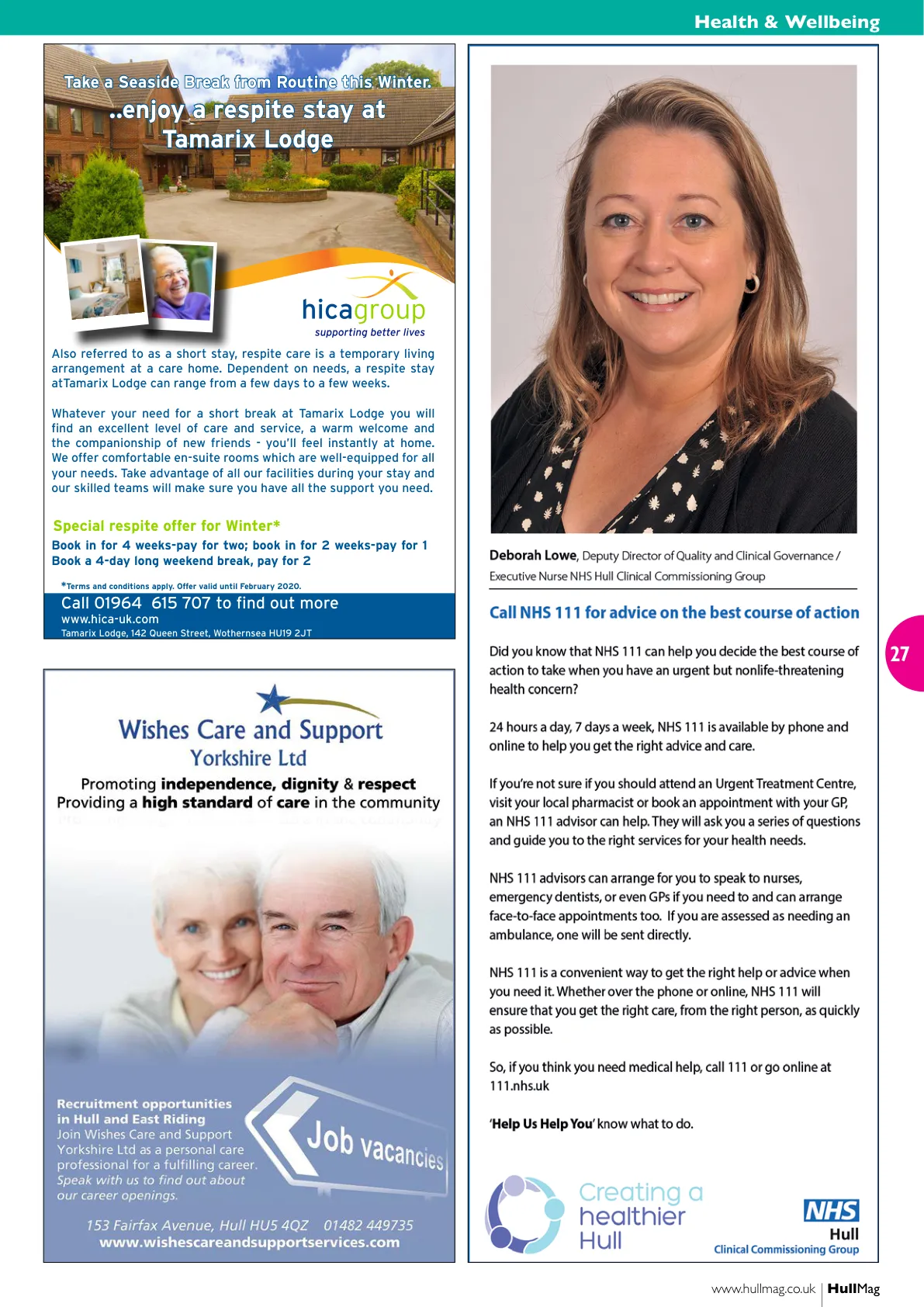 Hull Magazine — December 2019 — Page 27 of 36