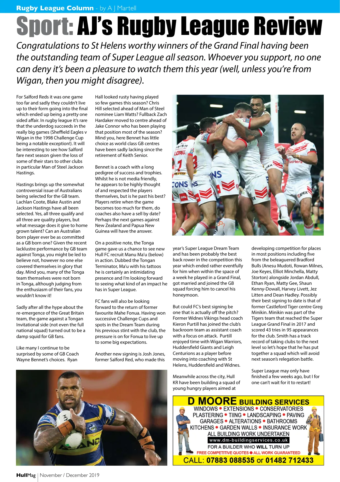 Hull Magazine — December 2019 — Page 32 of 36