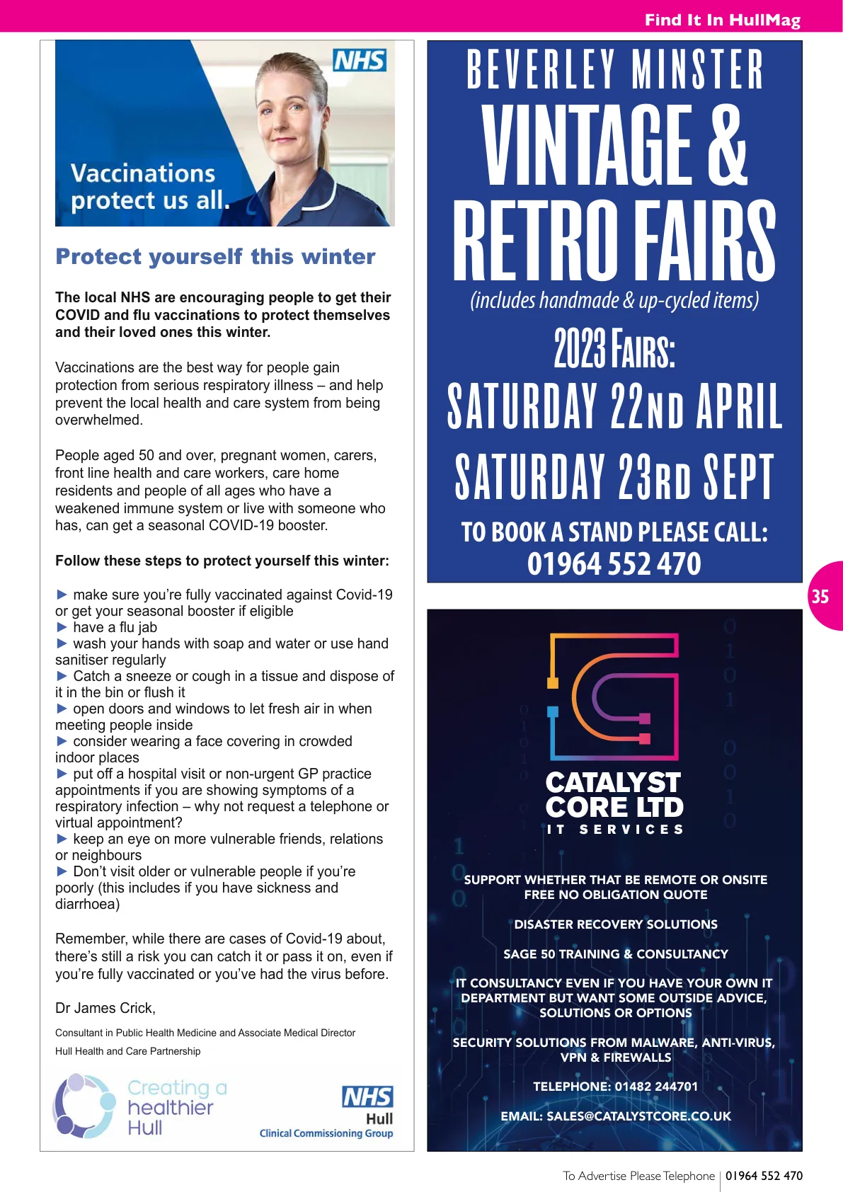 Hull Magazine — December 2022 — Page 35 of 36