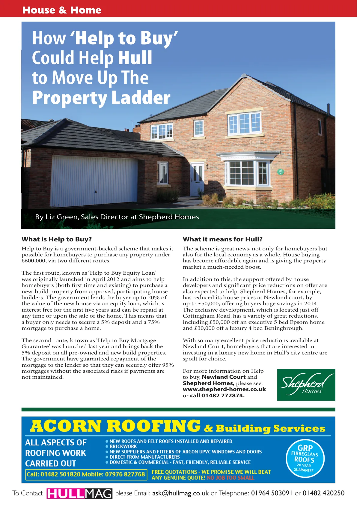 Hull Magazine — February 2014 — Page 12 of 36