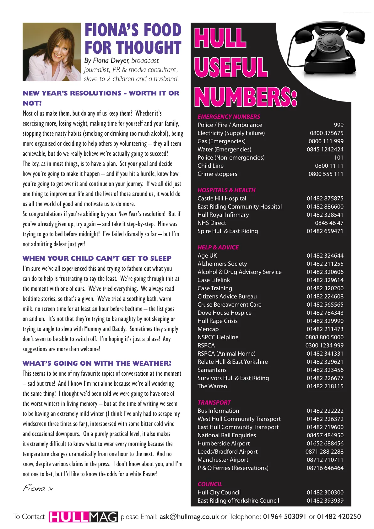 Hull Magazine — February 2014 — Page 34 of 36