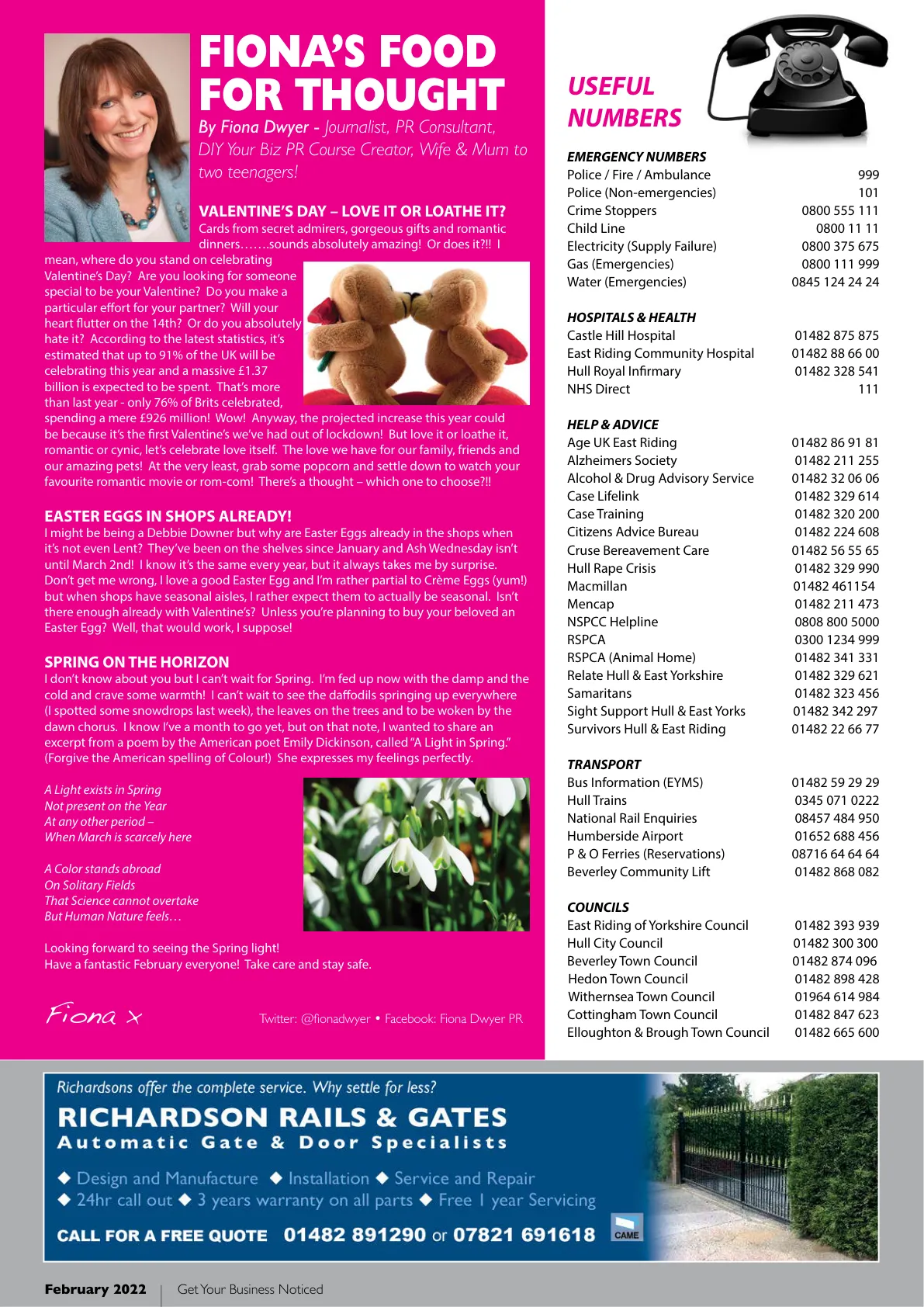 Hull Magazine — February 2022 — Page 42 of 44