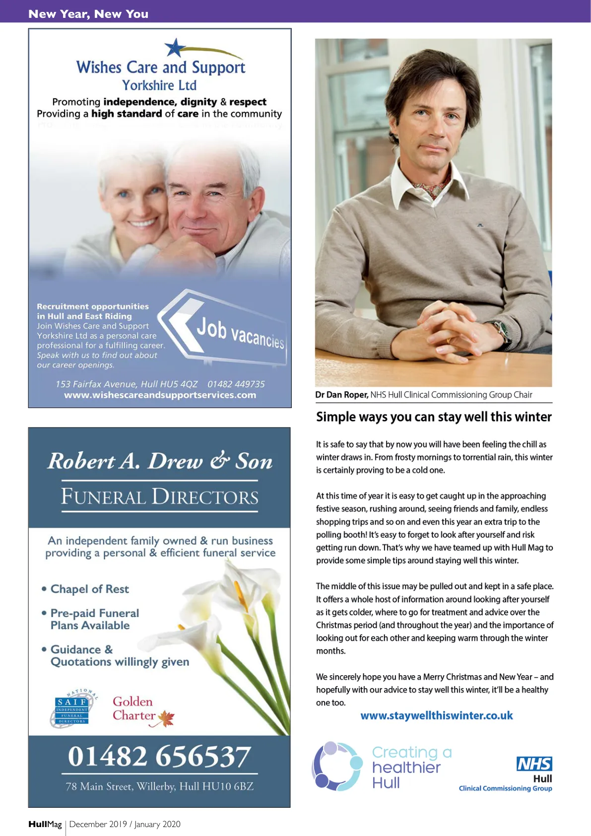 Hull Magazine — January 2020 — Page 16 of 36