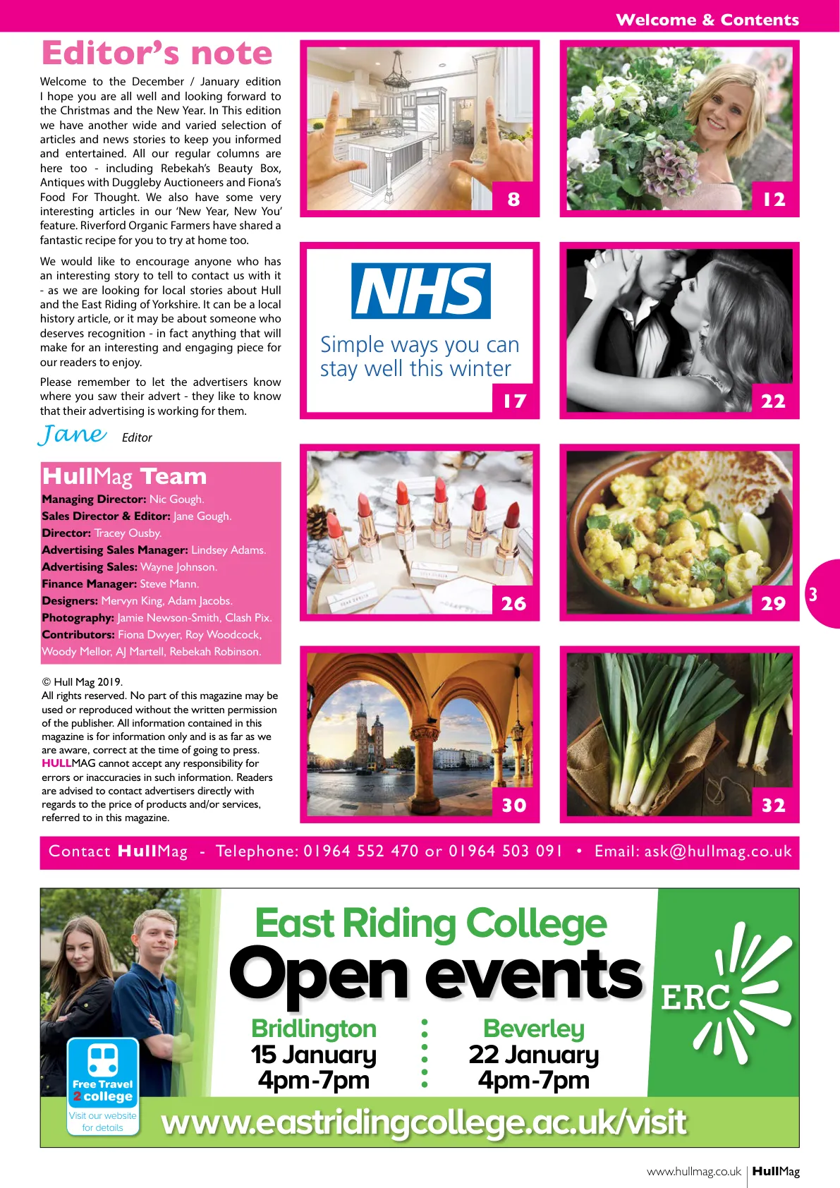 Hull Magazine — January 2020 — Page 3 of 36