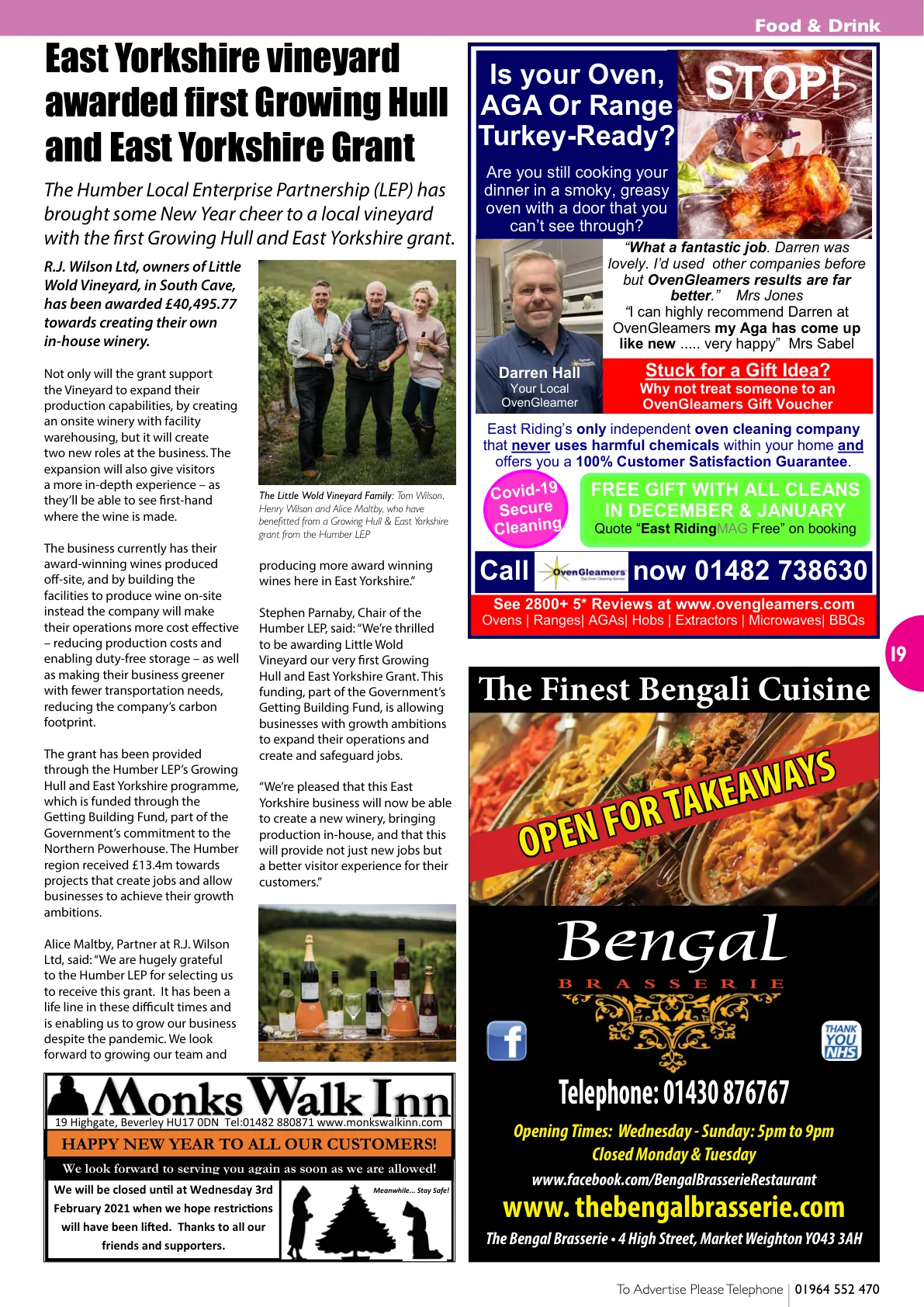 Hull Magazine — January 2021 — Page 19 of 36