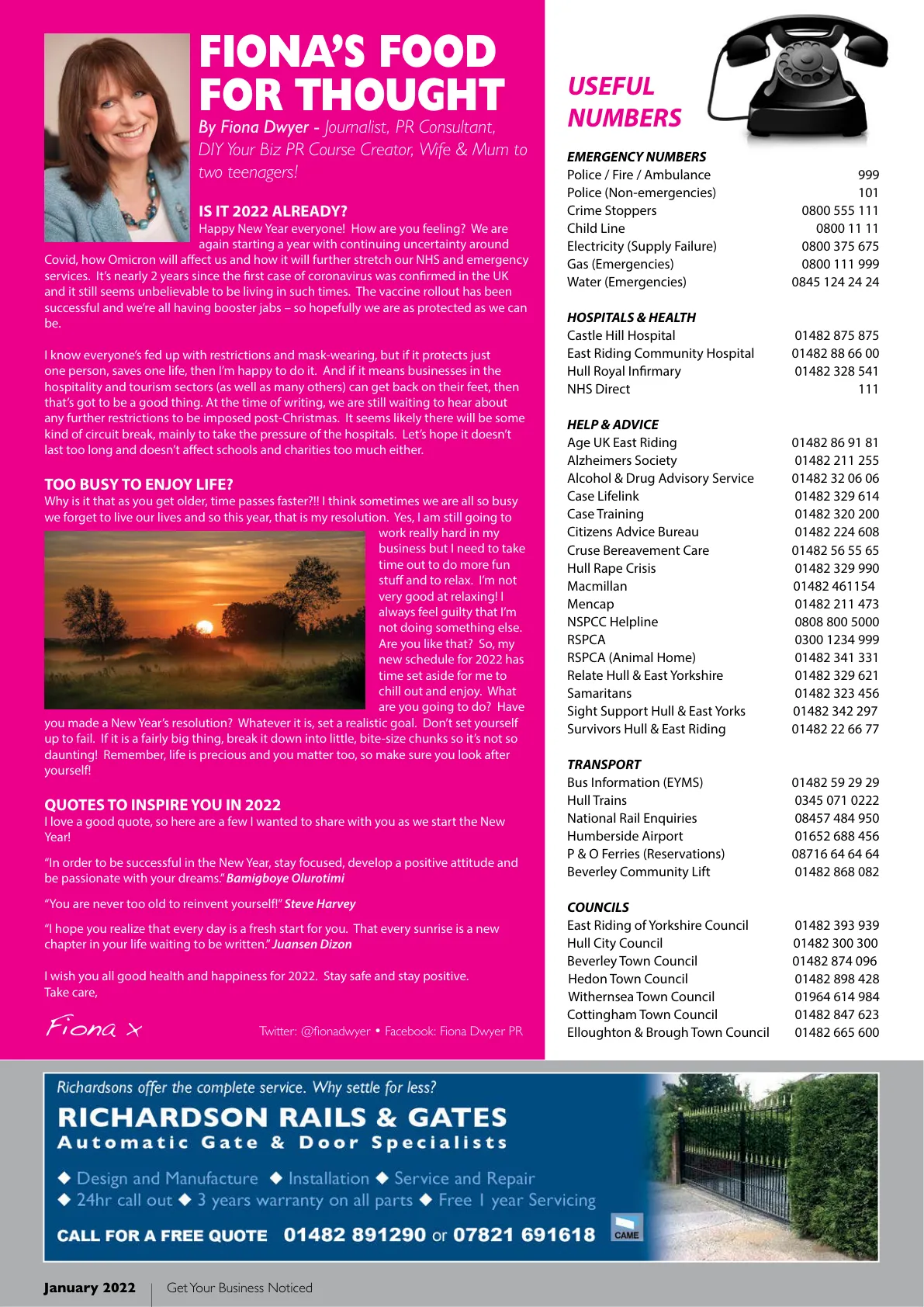 Hull Magazine — January 2022 — Page 42 of 44