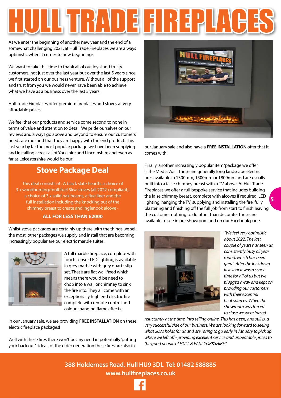 Hull Magazine — January 2022 — Page 5 of 44