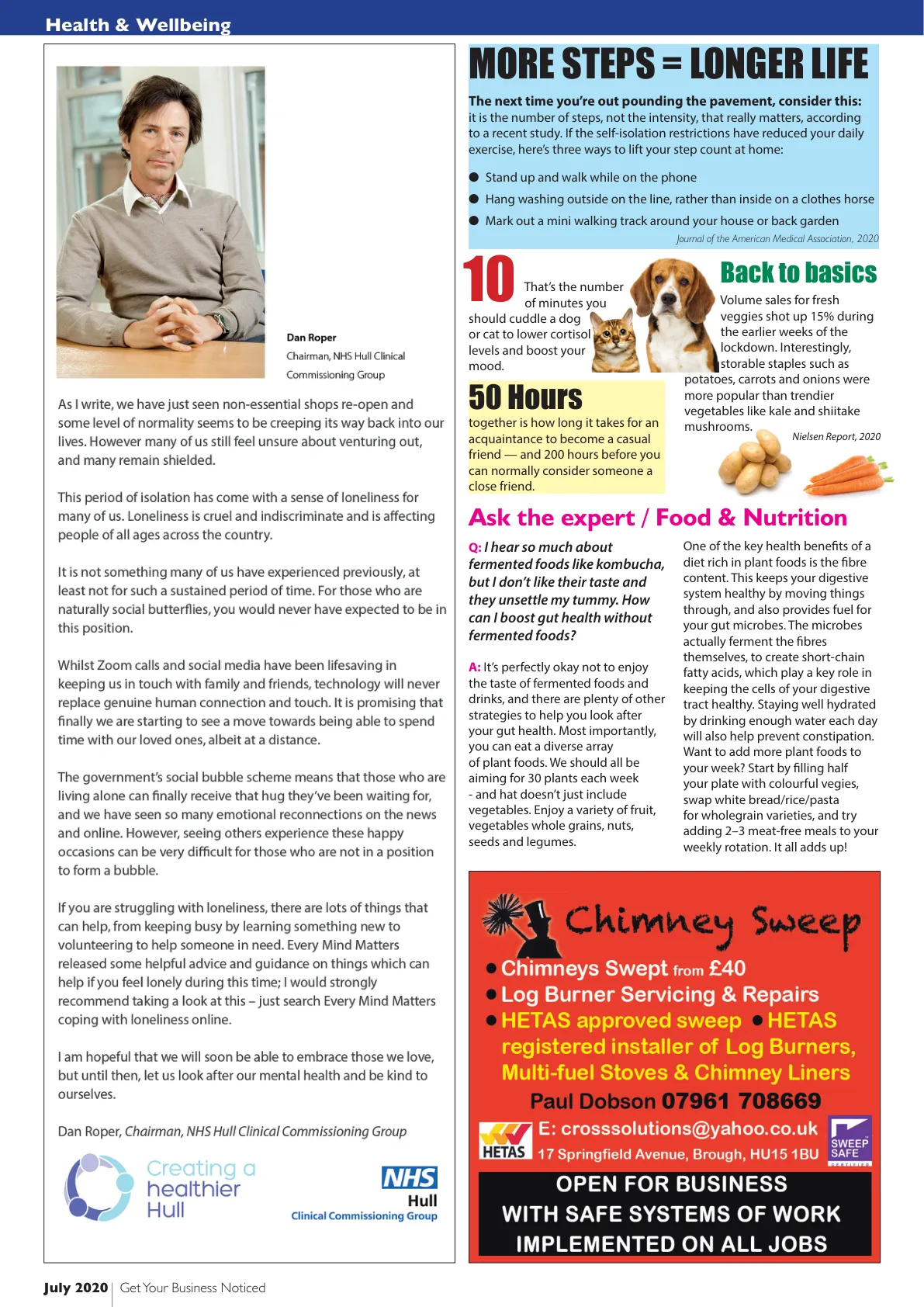 Hull Magazine — July 2020 (Issue 67) — Page 20 of 28